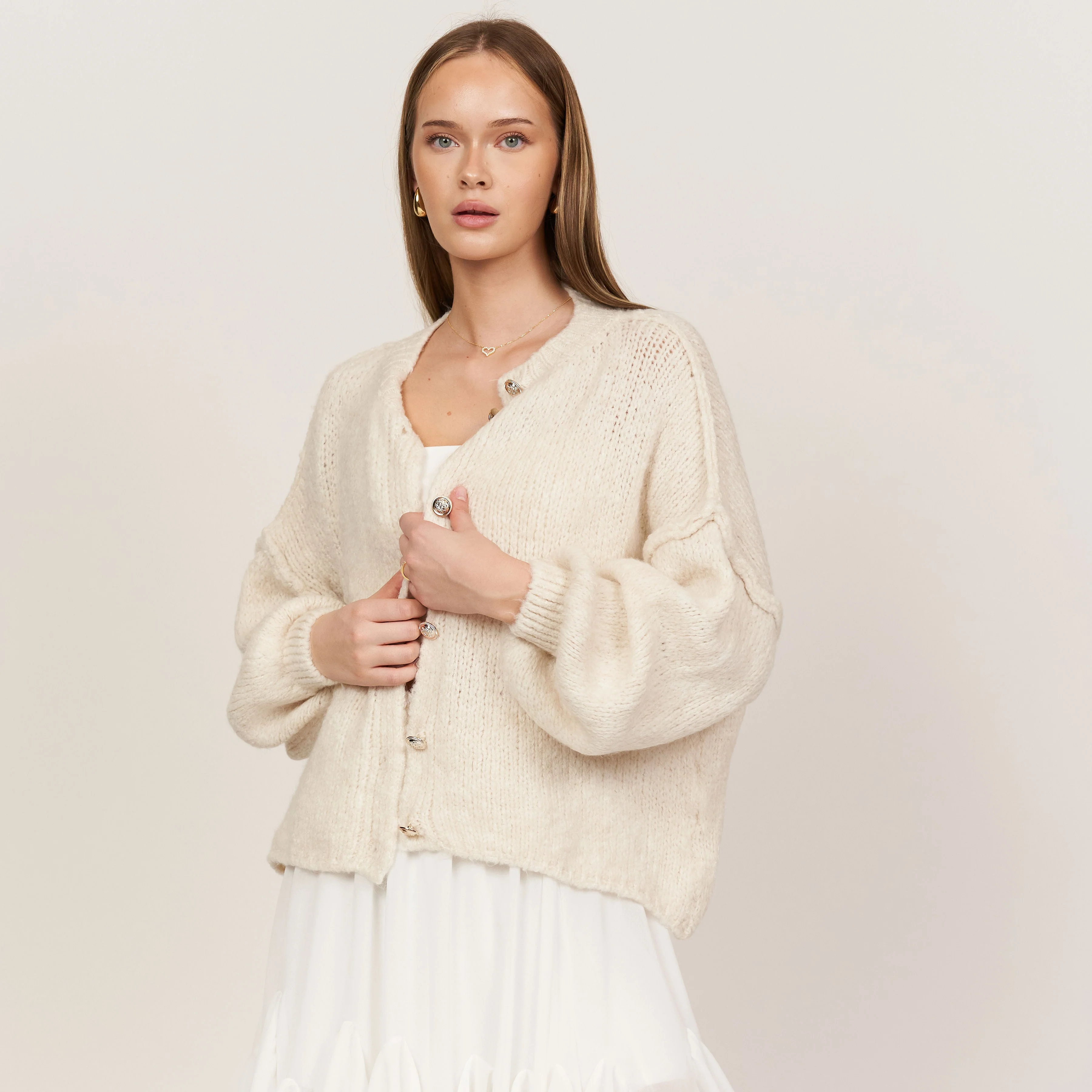 3er Pack Oversized Cardigan Short "CozyGlam" - Image 3