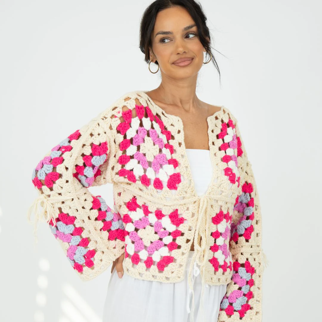 Boho Handmade Cardigan in - Image 11