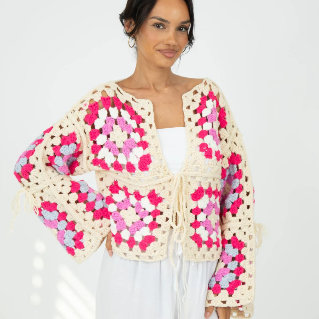 Boho Handmade Cardigan in - Image 12