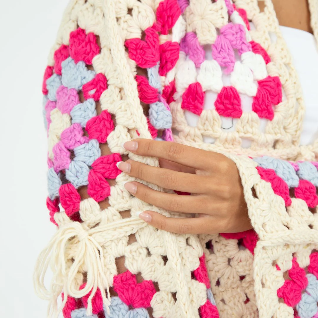 Boho Handmade Cardigan in - Image 15