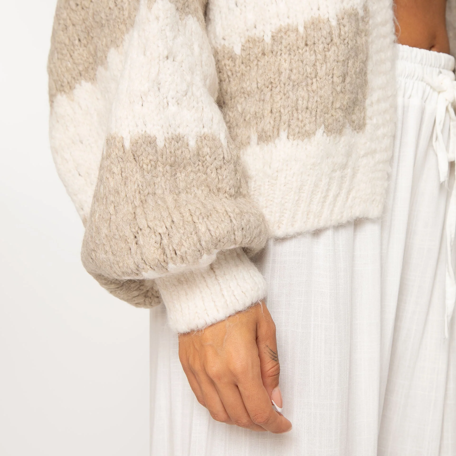 Bold Stripes Oversized Cardigan - Image 16