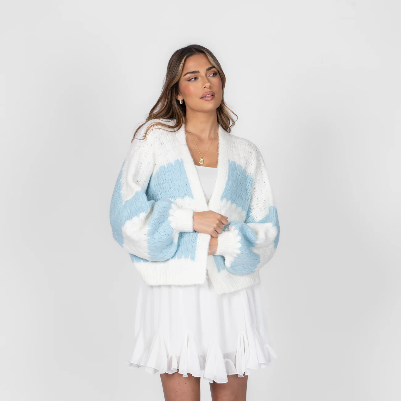 Bold Stripes Oversized Cardigan - Image 30