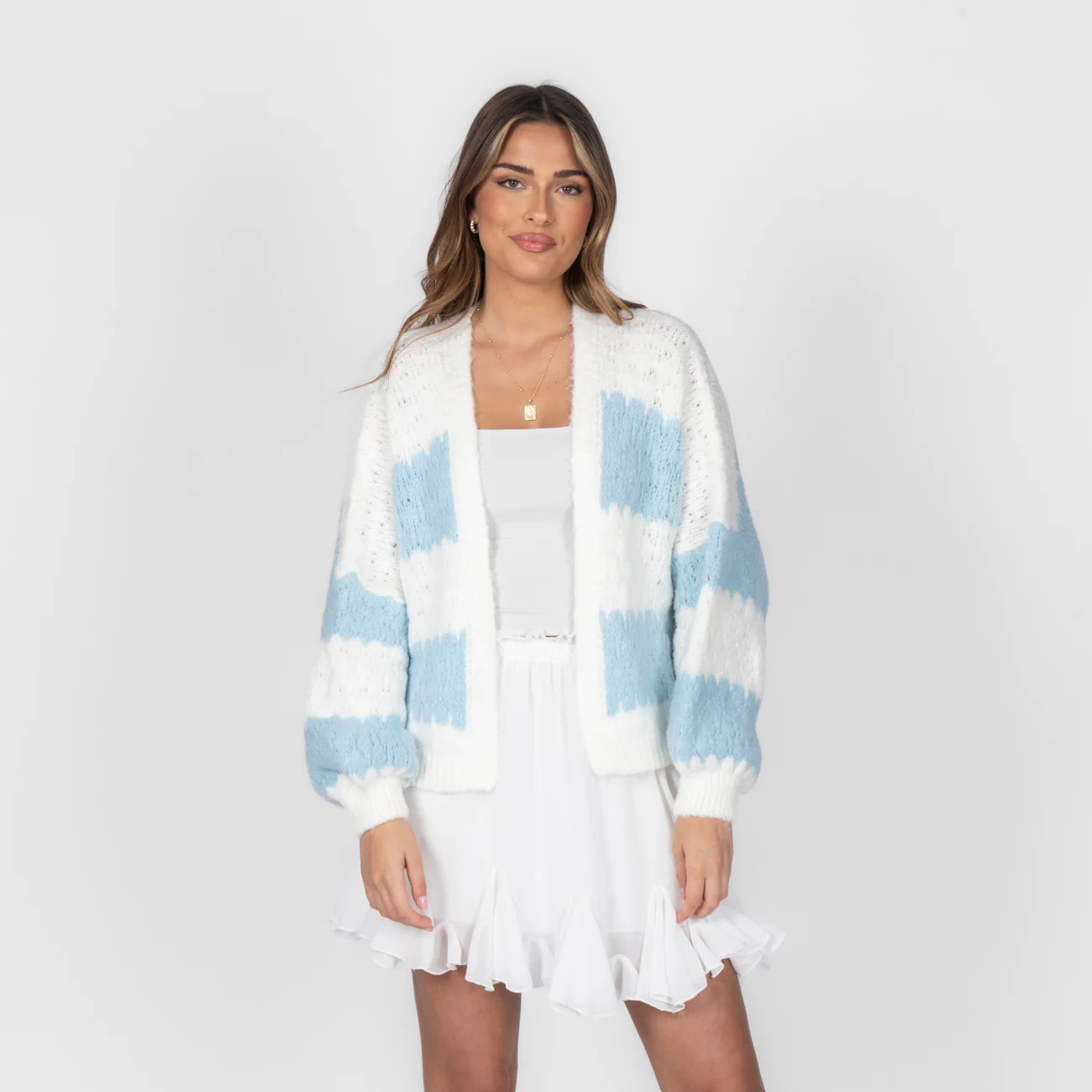 Bold Stripes Oversized Cardigan - Image 31