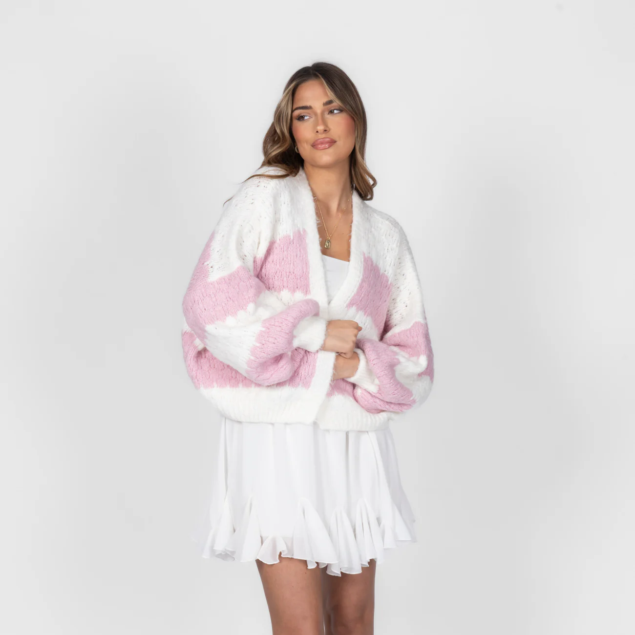 Bold Stripes Oversized Cardigan - Image 5