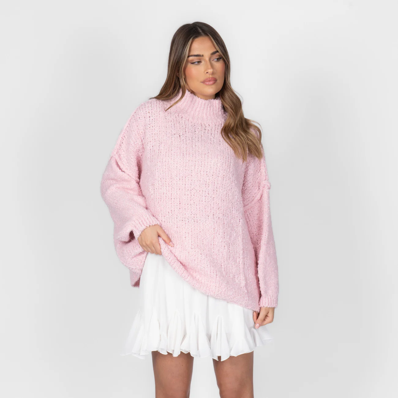Bouclé Oversize Pullover "CasualCozy" - Image 21