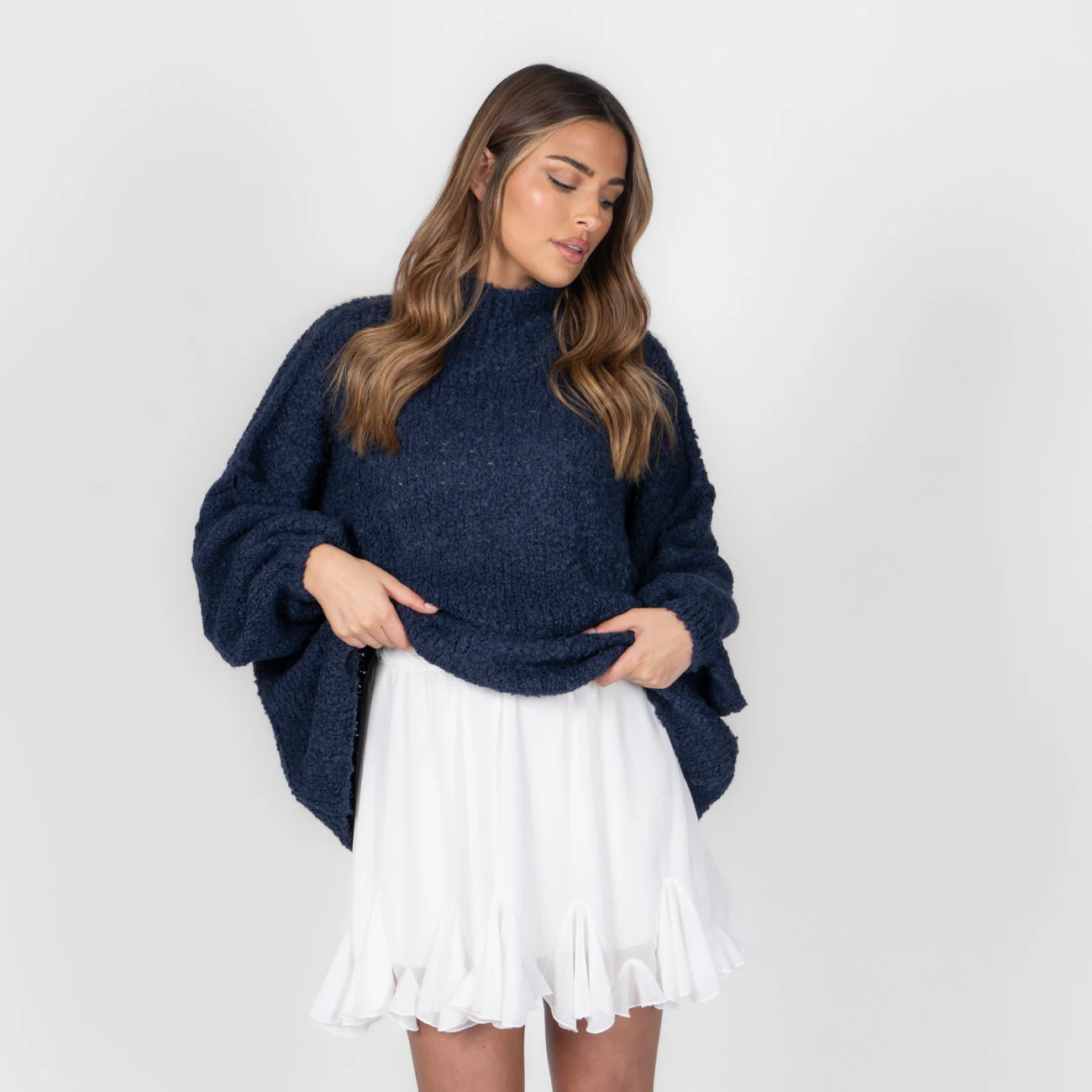 Bouclé Oversize Pullover "CasualCozy" - Image 23