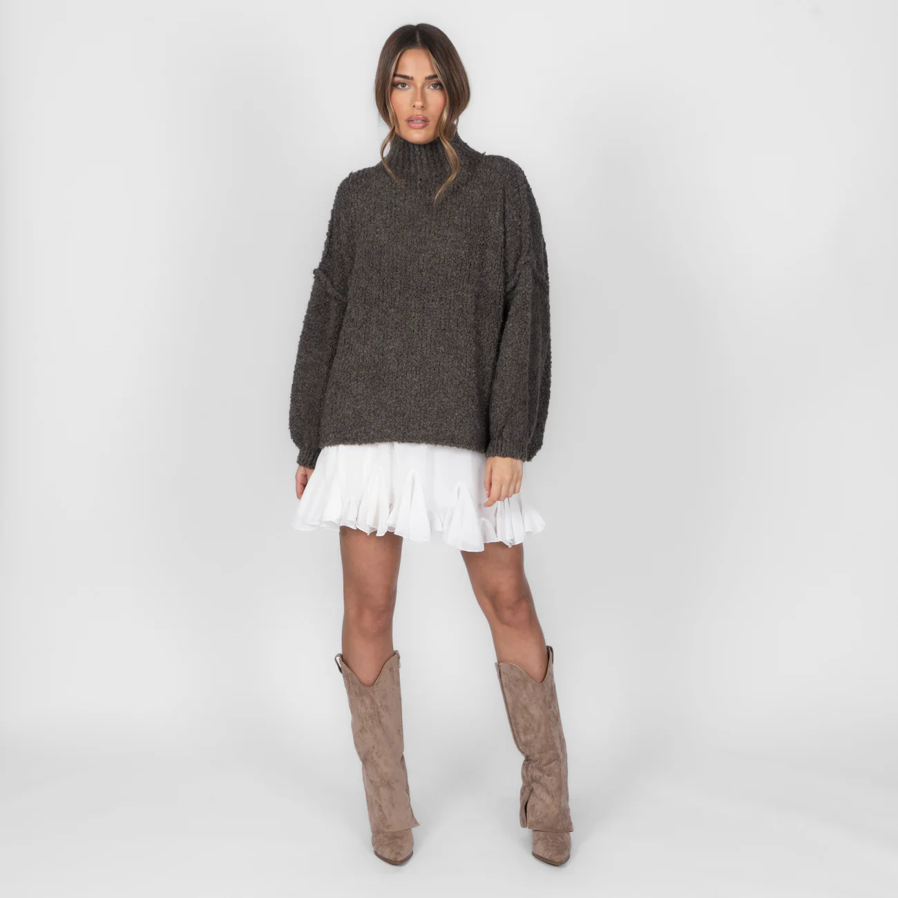 Bouclé Oversize Pullover "CasualCozy" - Image 3