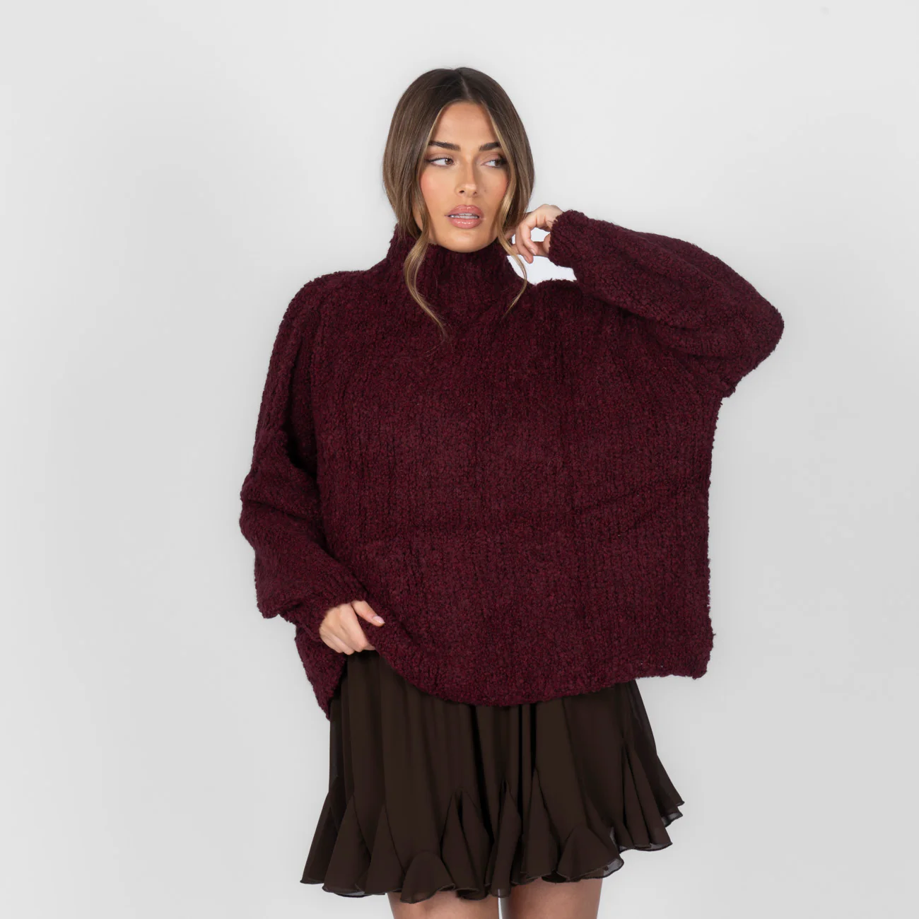 Bouclé Oversize Pullover "CasualCozy" - Image 30