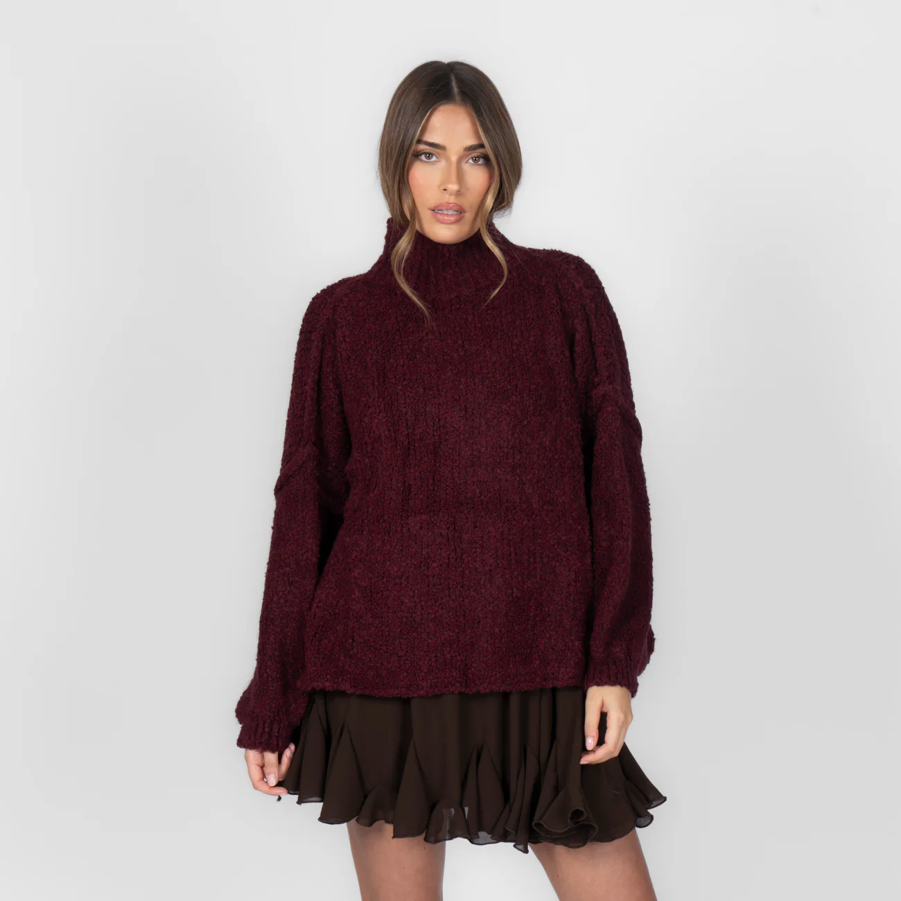 Bouclé Oversize Pullover "CasualCozy" - Image 31