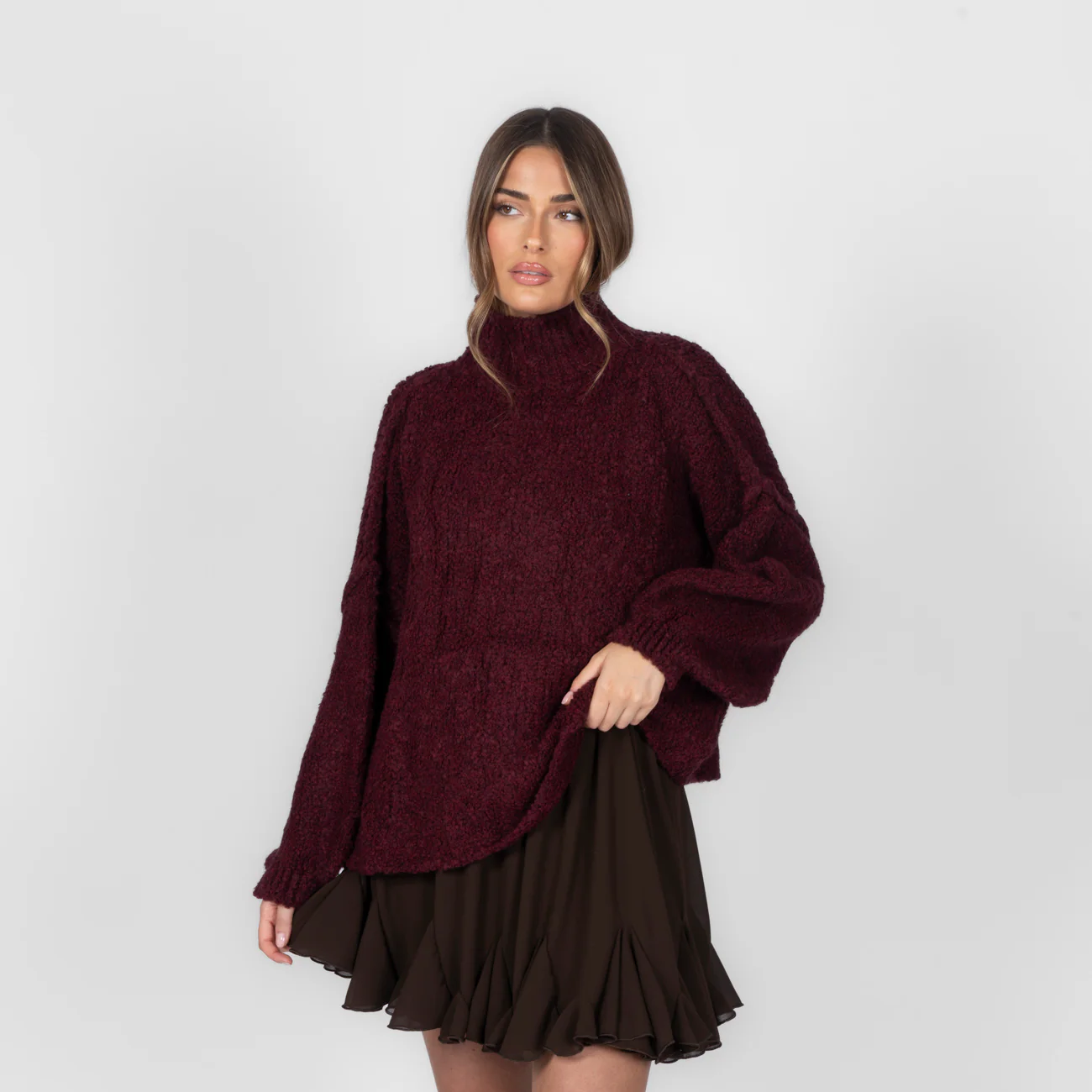 Bouclé Oversize Pullover "CasualCozy" - Image 33