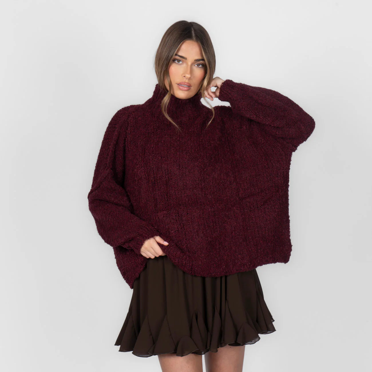 Bouclé Oversize Pullover "CasualCozy" - Image 34