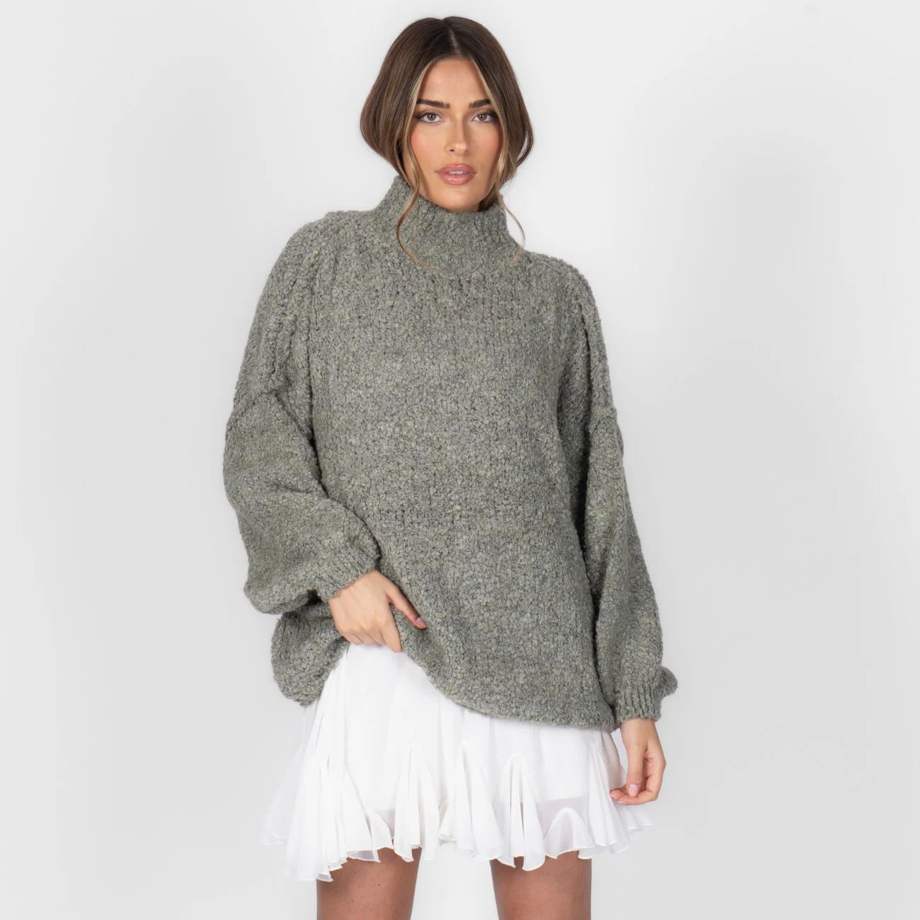 Bouclé Oversize Pullover "CasualCozy" - Image 35
