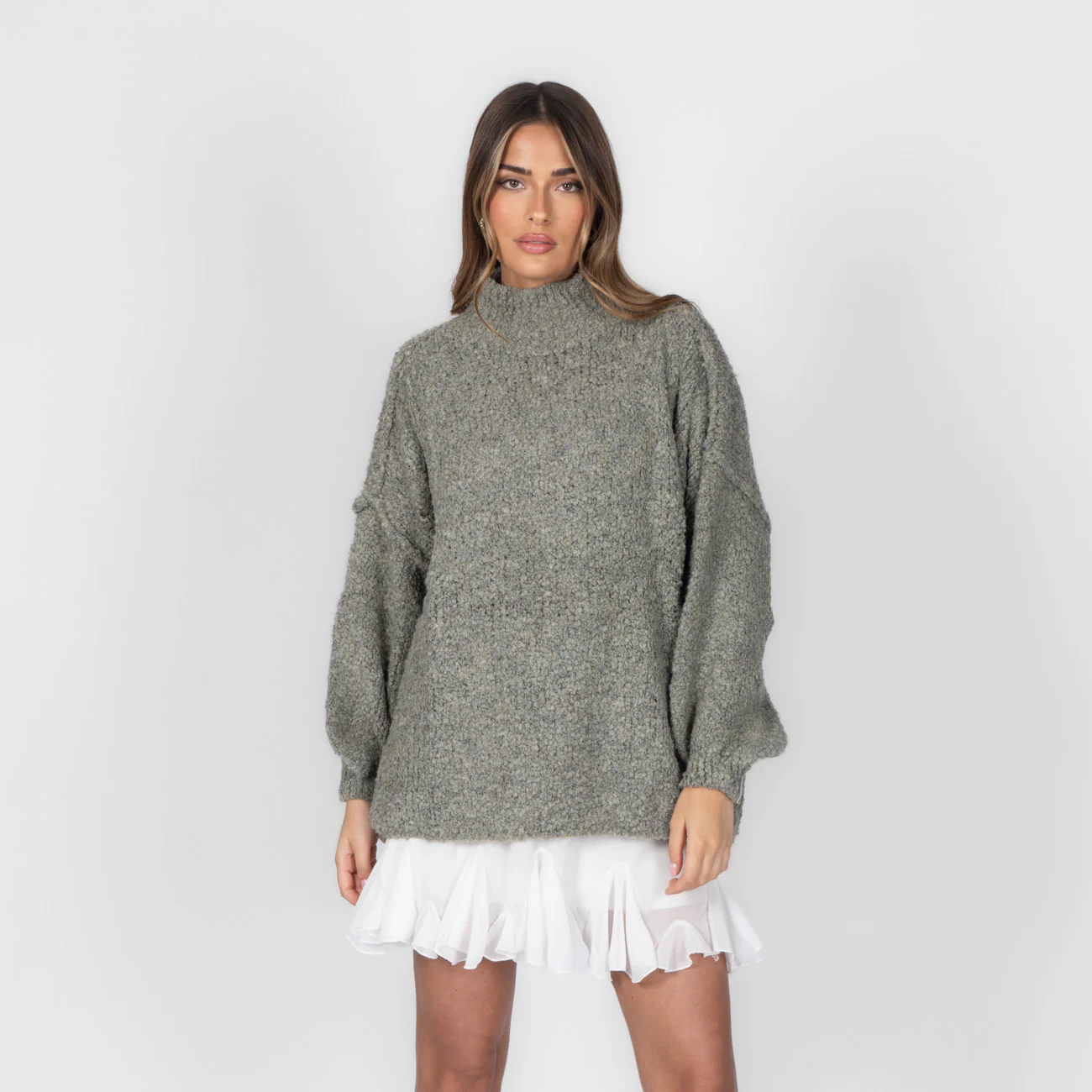 Bouclé Oversize Pullover "CasualCozy" - Image 36
