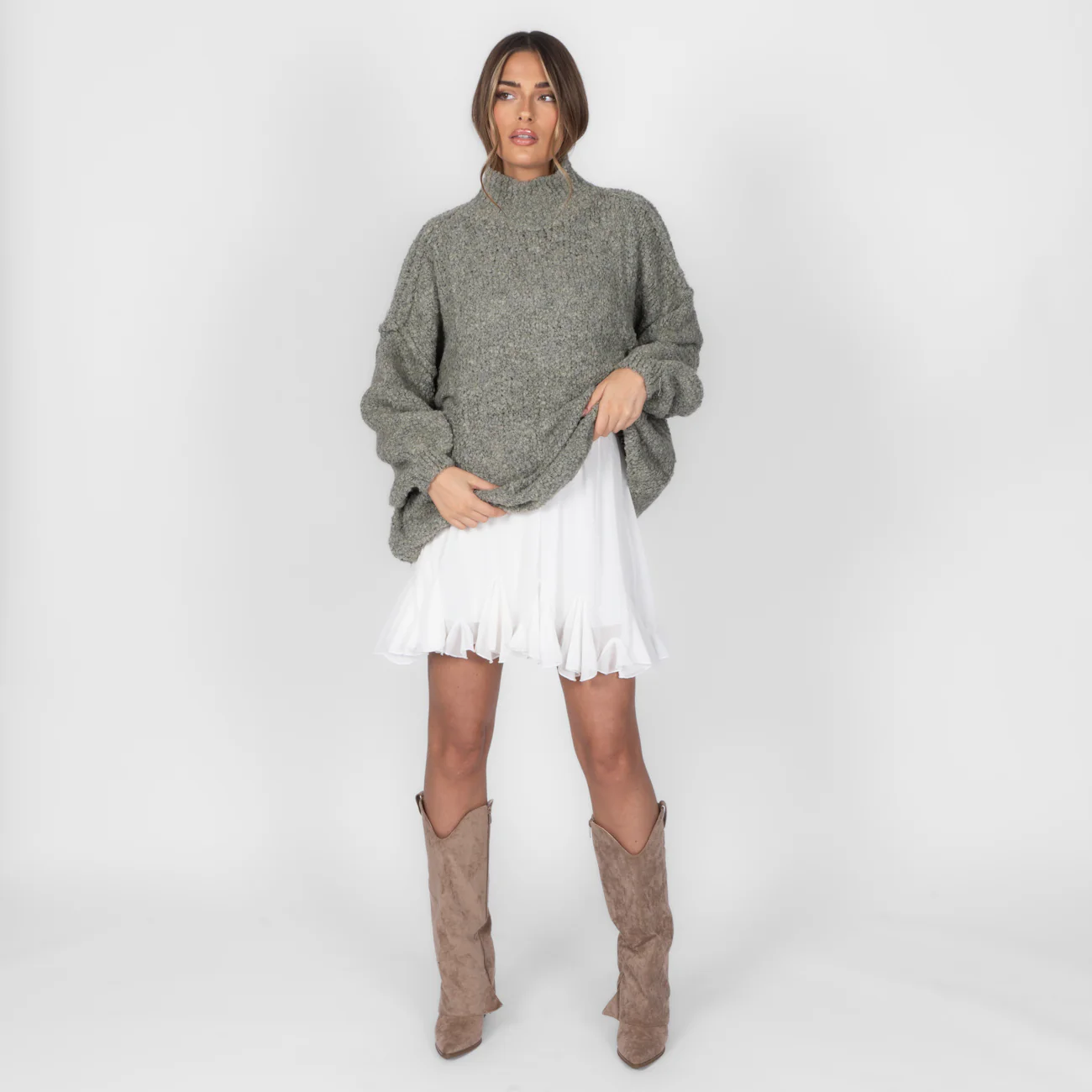 Bouclé Oversize Pullover "CasualCozy" - Image 37