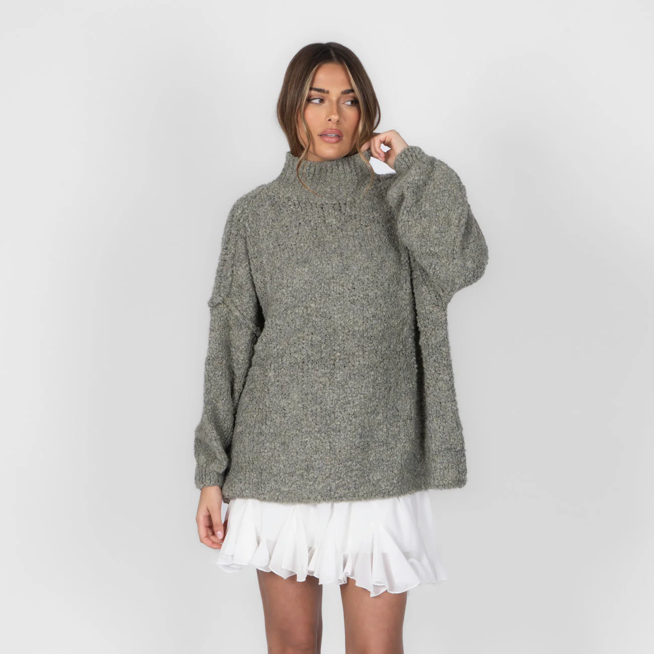 Bouclé Oversize Pullover "CasualCozy" - Image 38