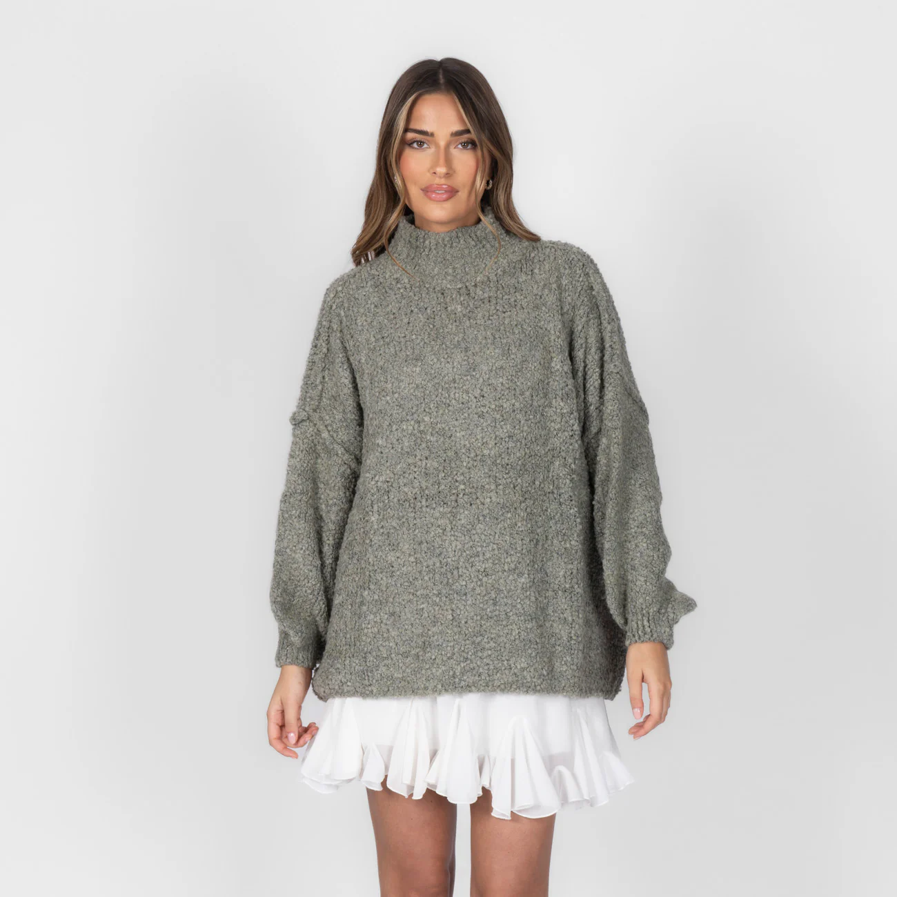 Bouclé Oversize Pullover "CasualCozy" - Image 39