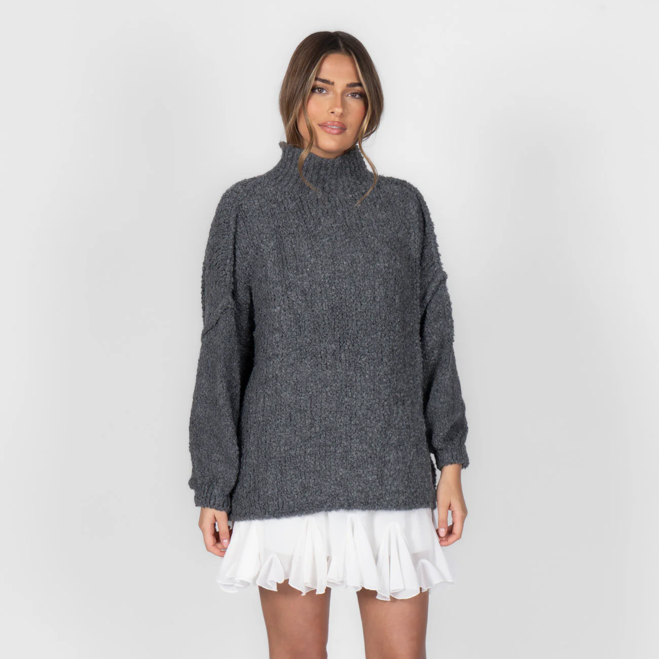 Bouclé Oversize Pullover "CasualCozy" - Image 44