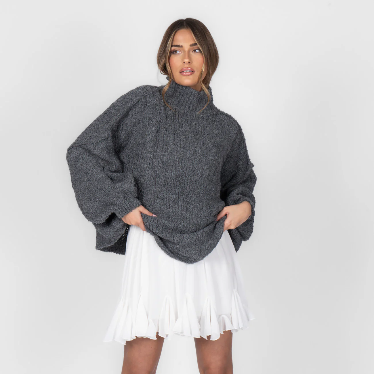 Bouclé Oversize Pullover "CasualCozy" - Image 46