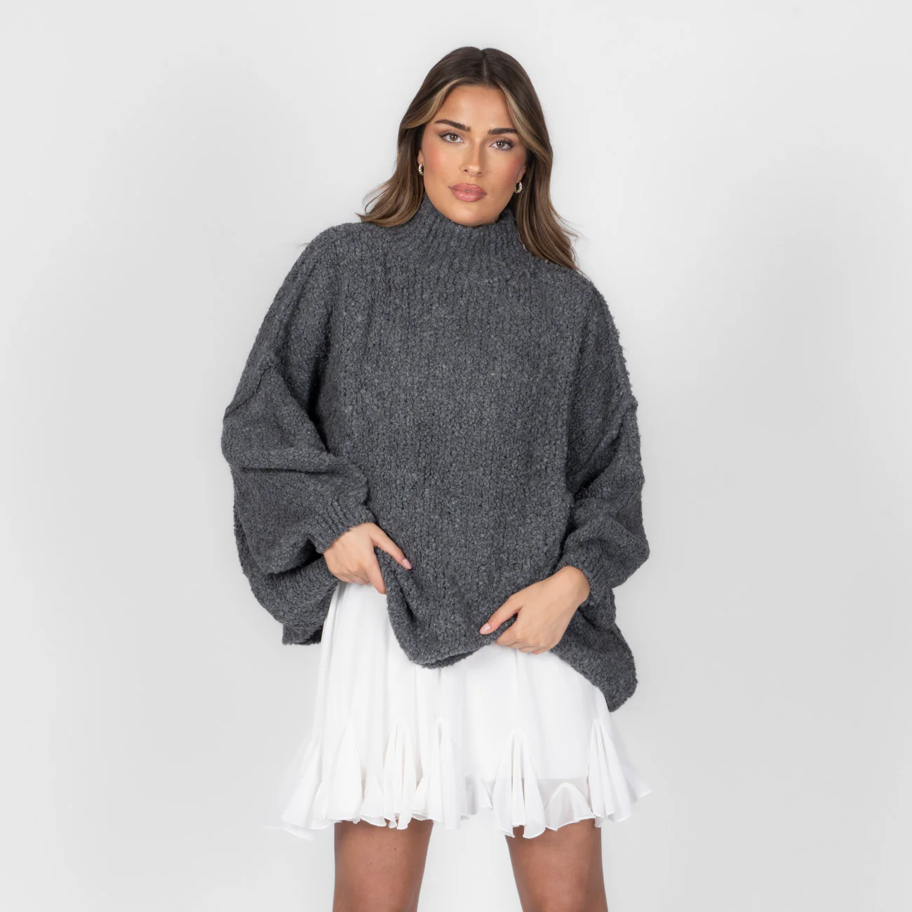 Bouclé Oversize Pullover "CasualCozy" - Image 47