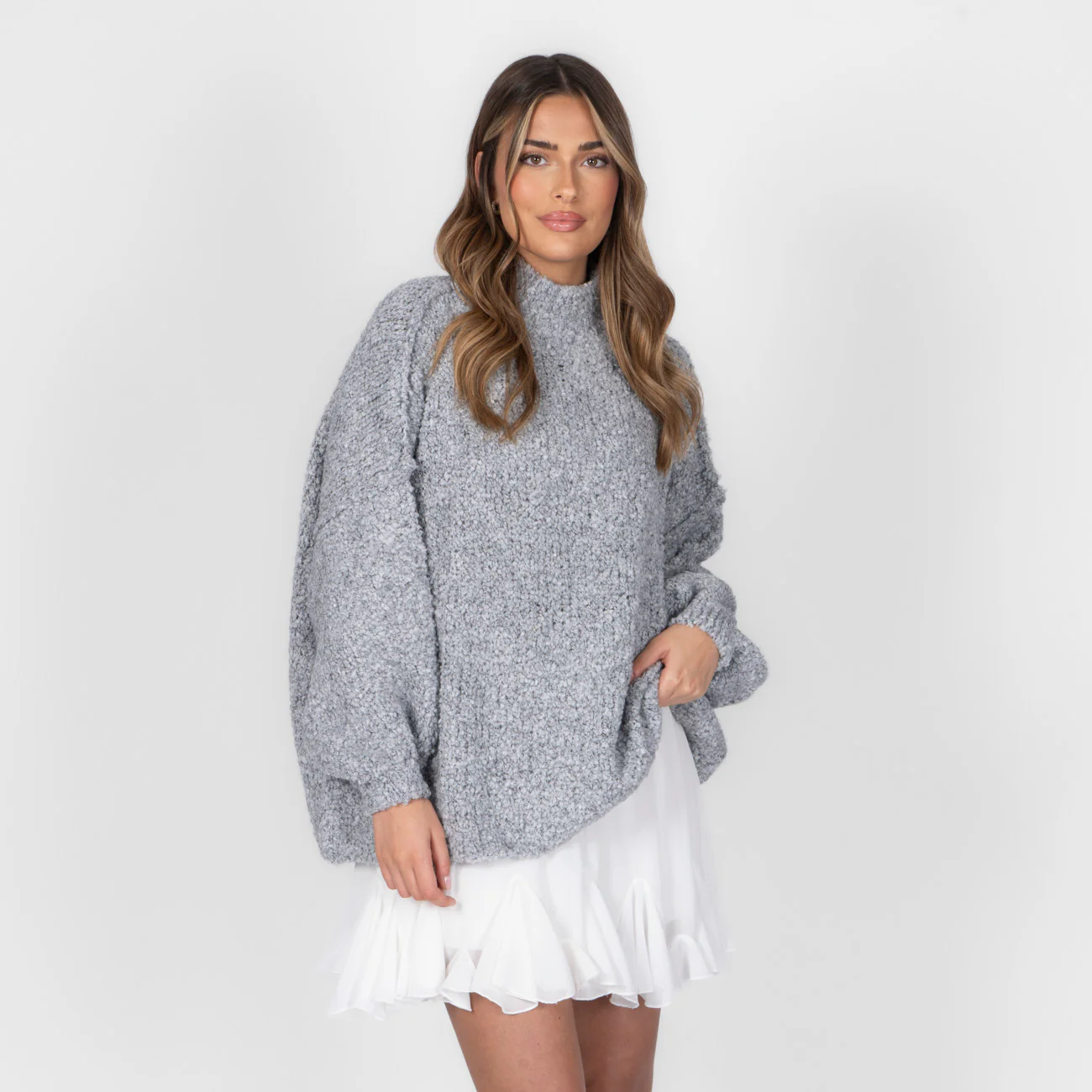 Bouclé Oversize Pullover "CasualCozy" - Image 48