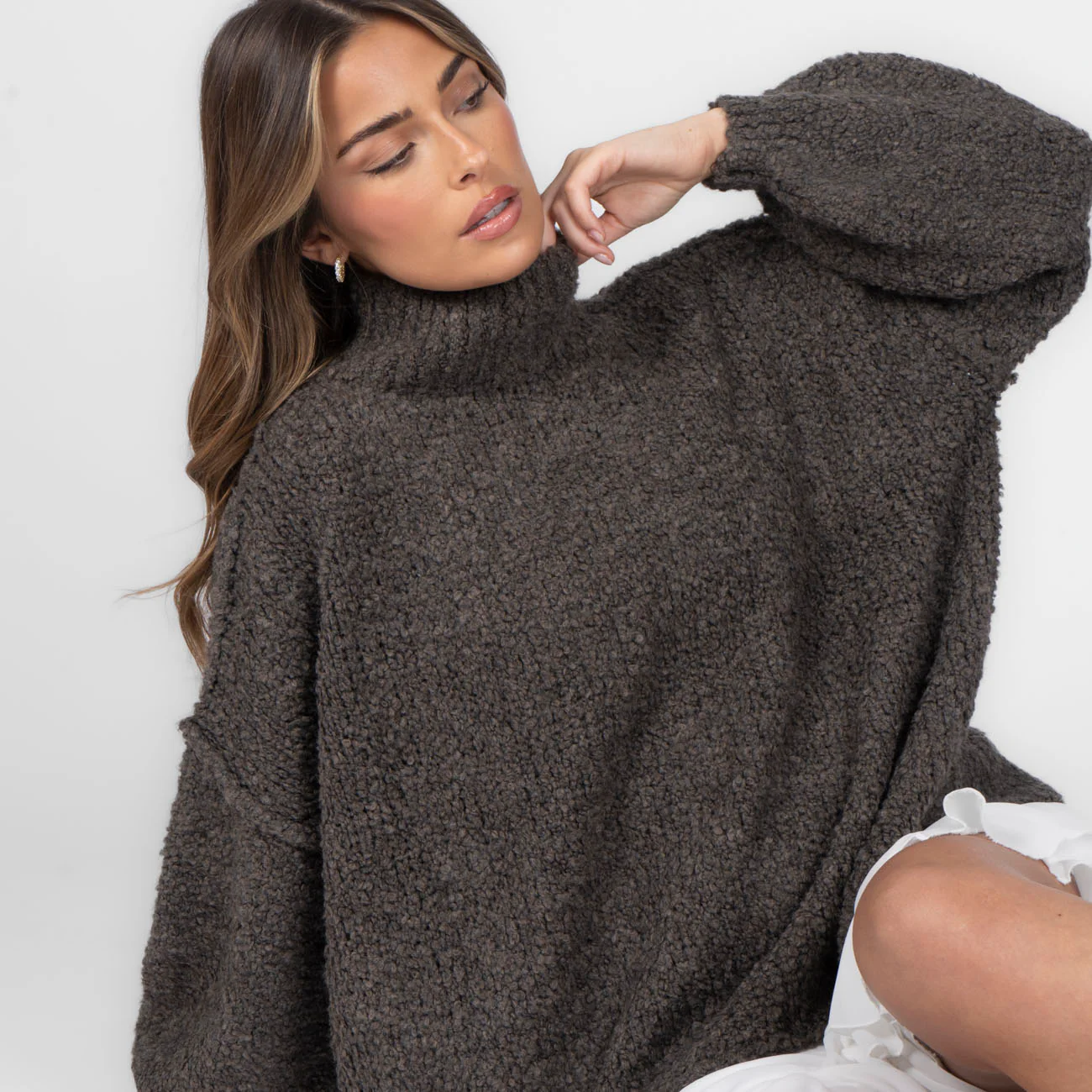 Bouclé Oversize Pullover "CasualCozy" - Image 5