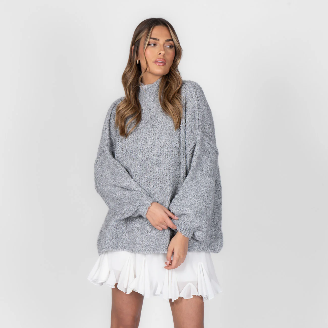 Bouclé Oversize Pullover "CasualCozy" - Image 52