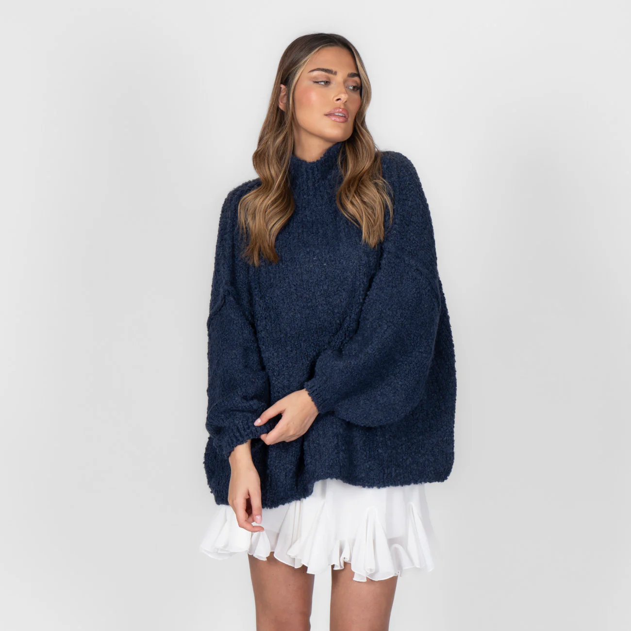 Bouclé Oversize Pullover "CasualCozy" - Image 55