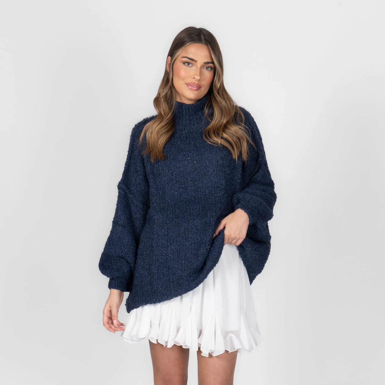 Bouclé Oversize Pullover "CasualCozy" - Image 57