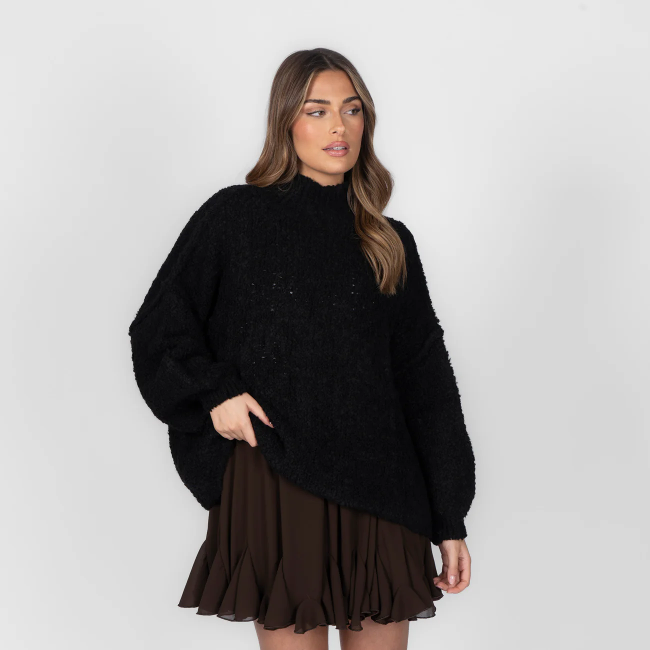 Bouclé Oversize Pullover "CasualCozy" - Image 66