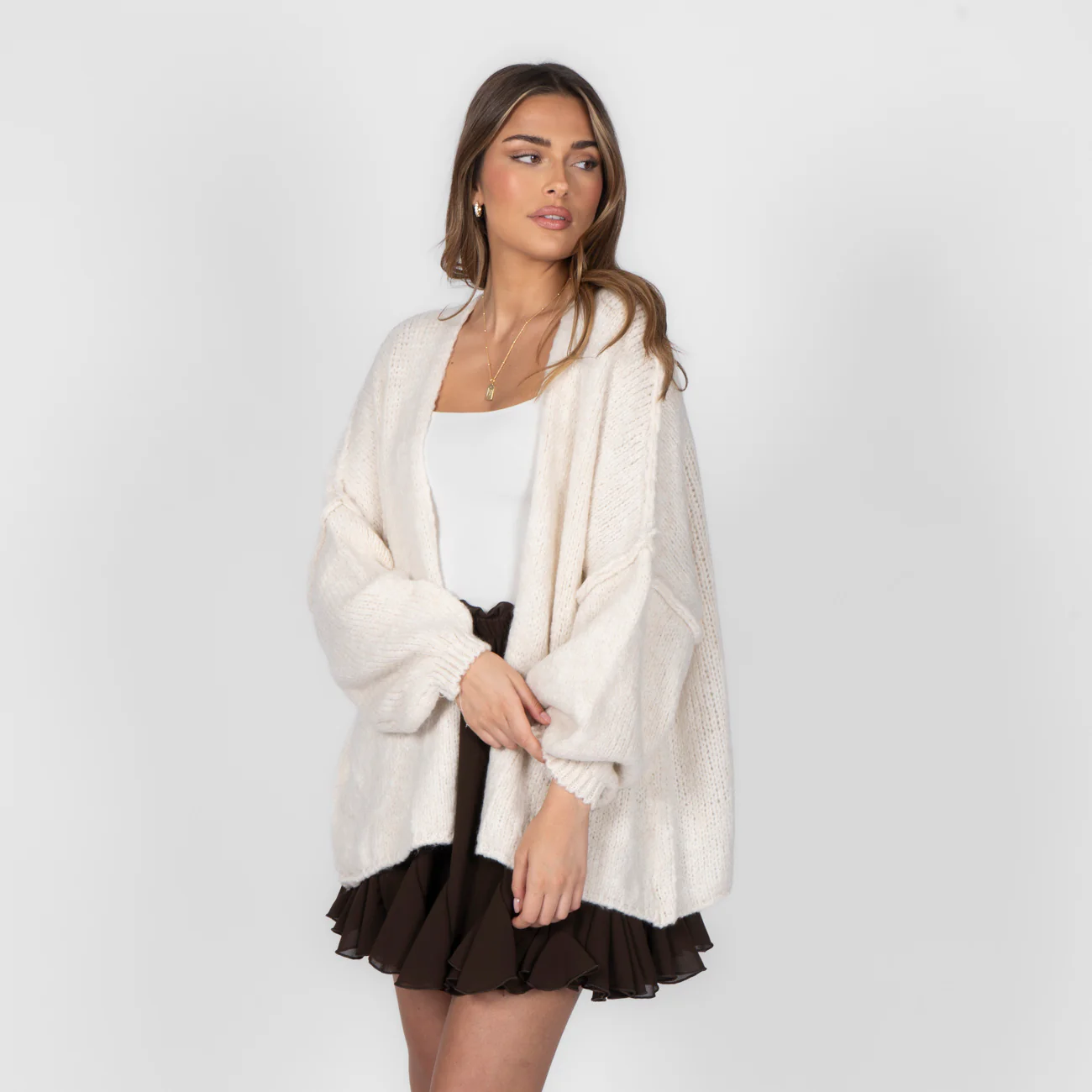 Casual Oversized Cardigan - Image 10