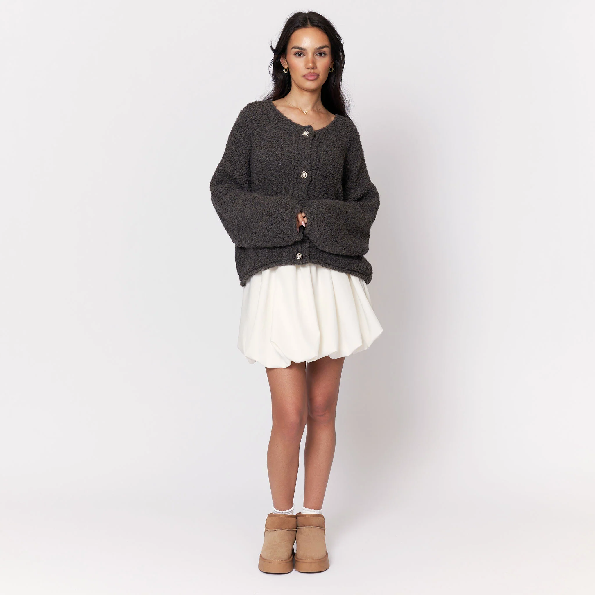 Cozy Bouclé Cardigan - Image 13