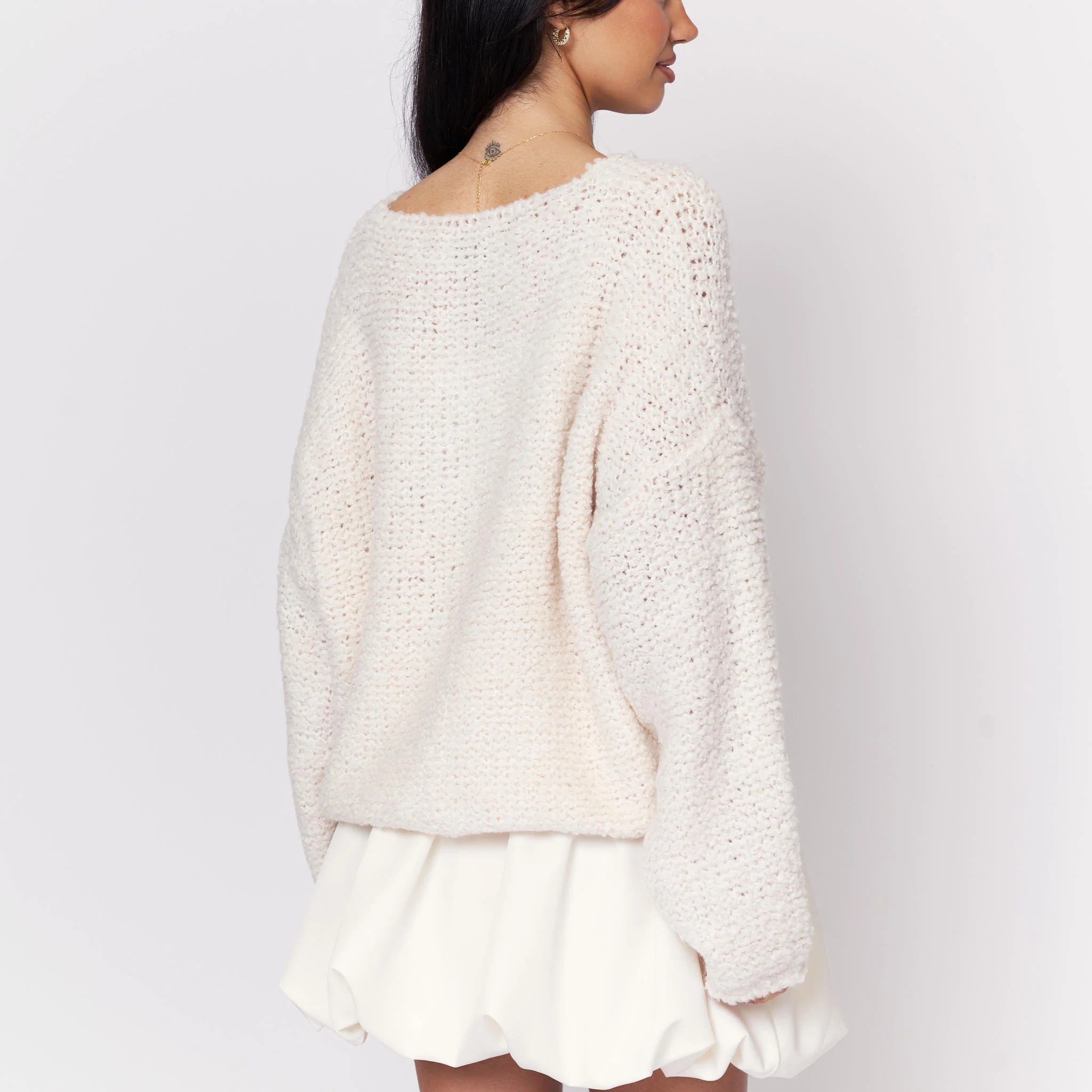 Cozy Bouclé Cardigan - Image 8