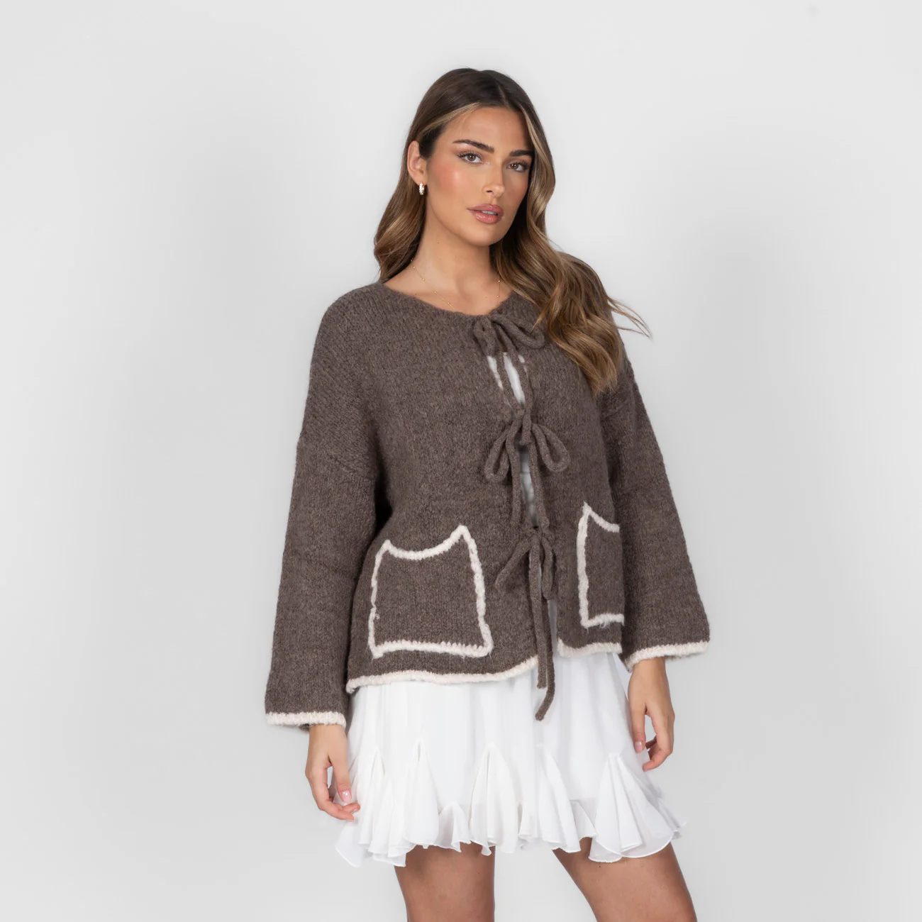 Cozy Bow Cardigan - Image 12