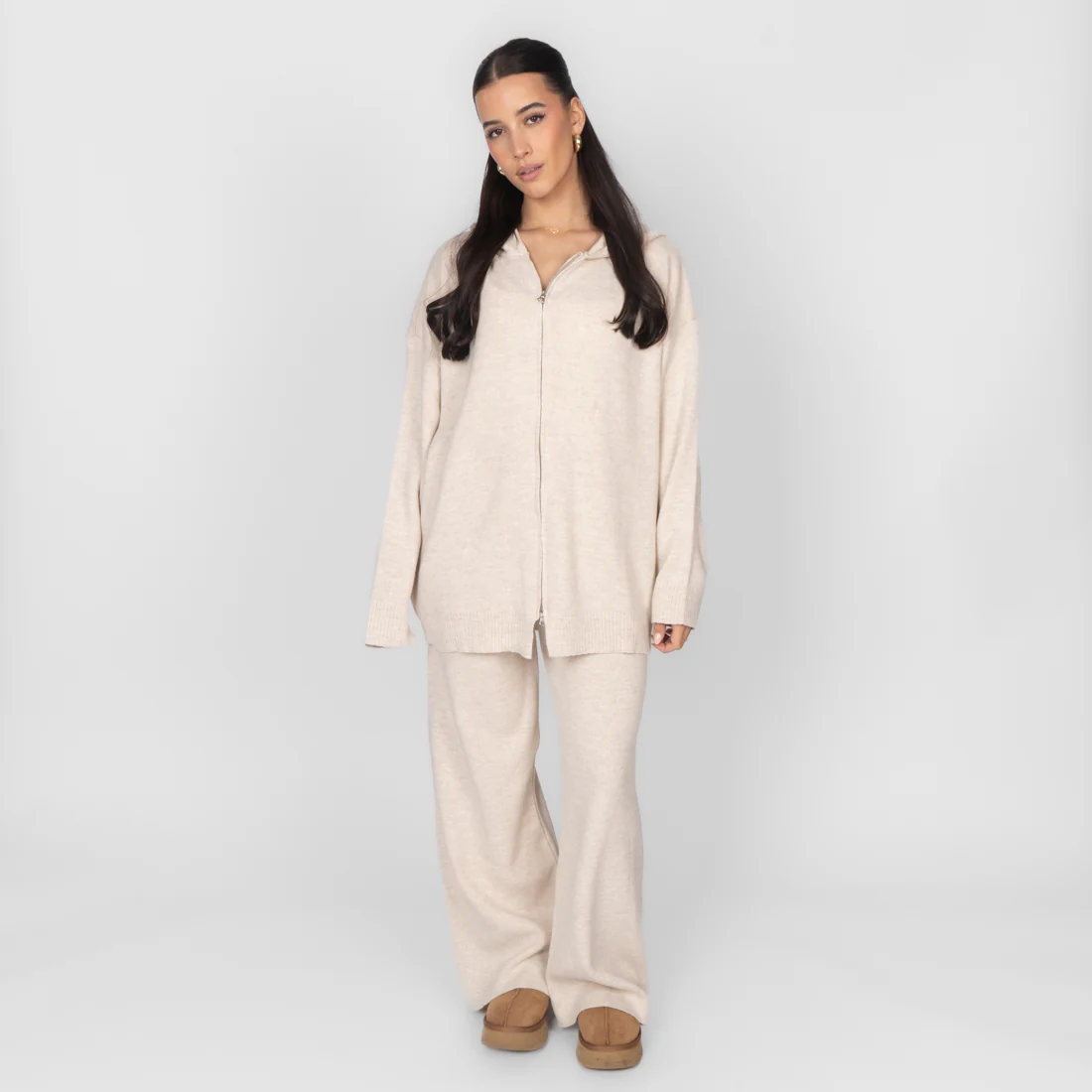 Cozy Strickjacke mit Zip - Image 13