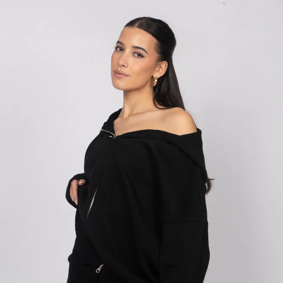 Cozy Strickjacke mit Zip - Image 20