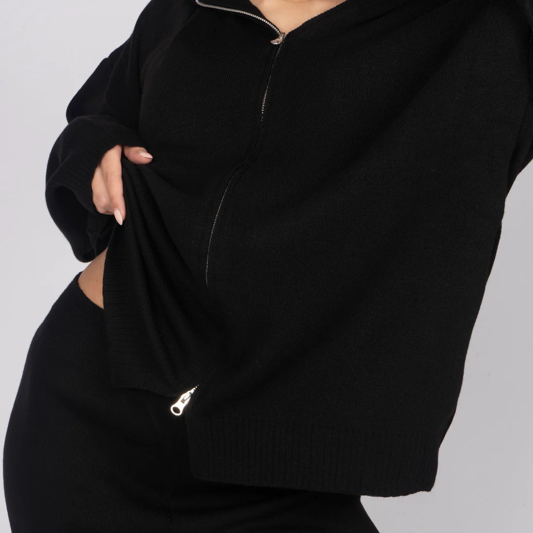 Cozy Strickjacke mit Zip - Image 23