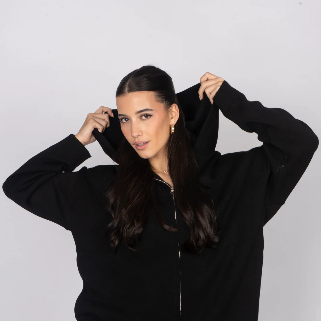 Cozy Strickjacke mit Zip - Image 24