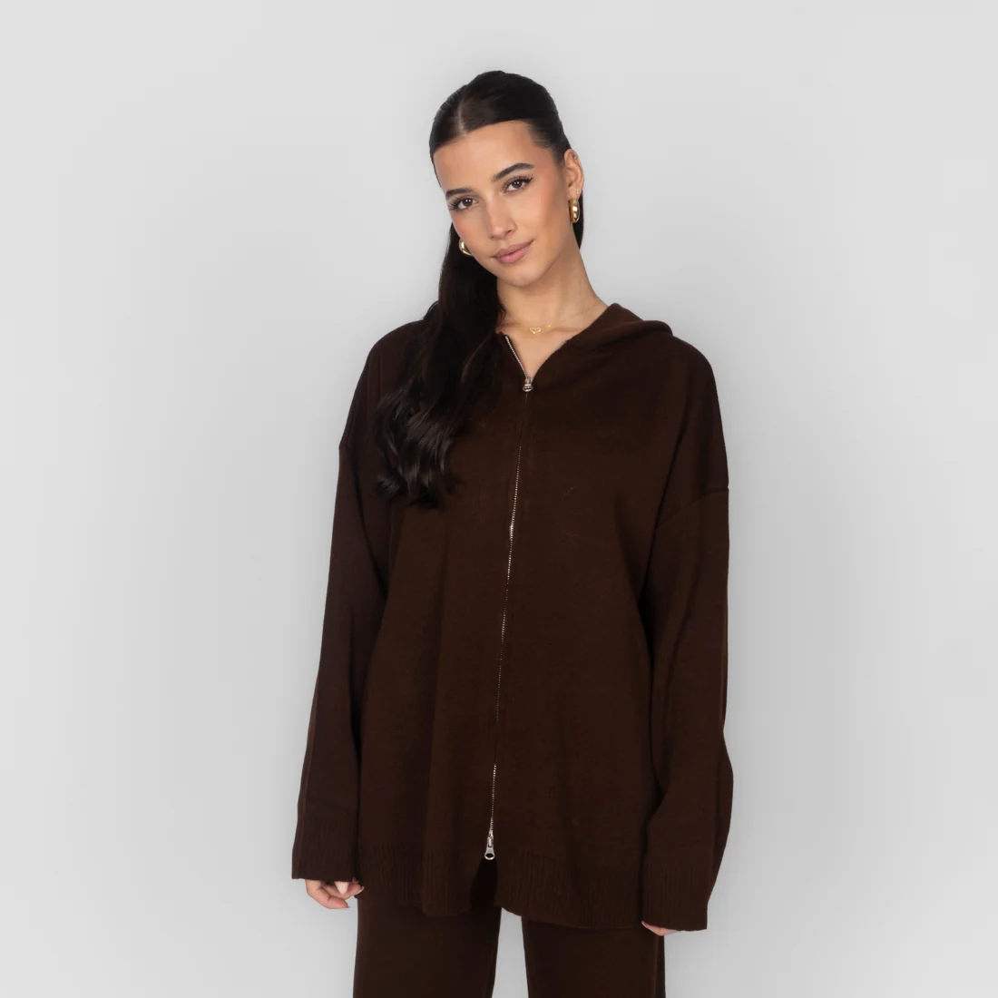 Cozy Strickjacke mit Zip - Image 5