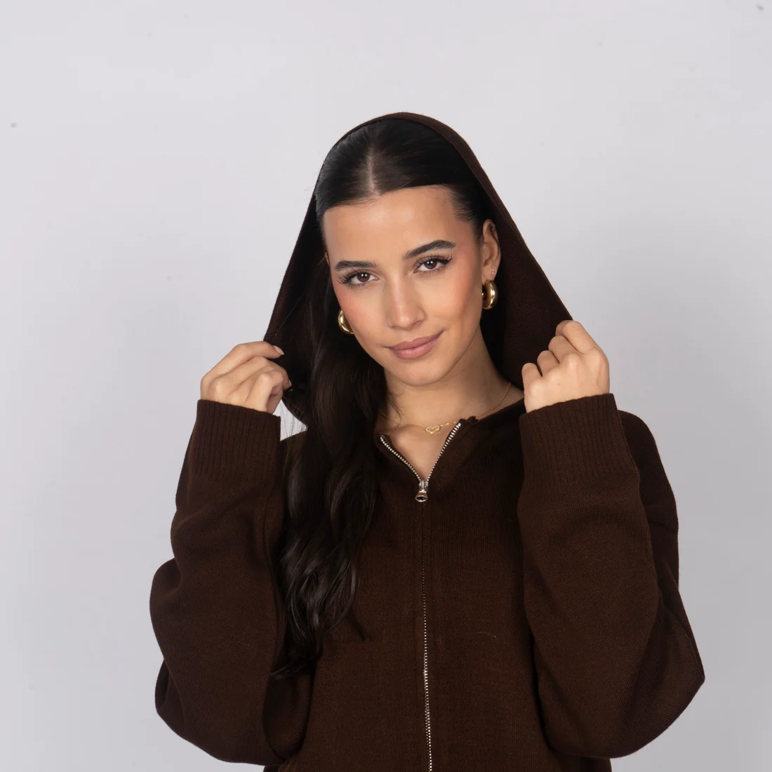 Cozy Strickjacke mit Zip - Image 8