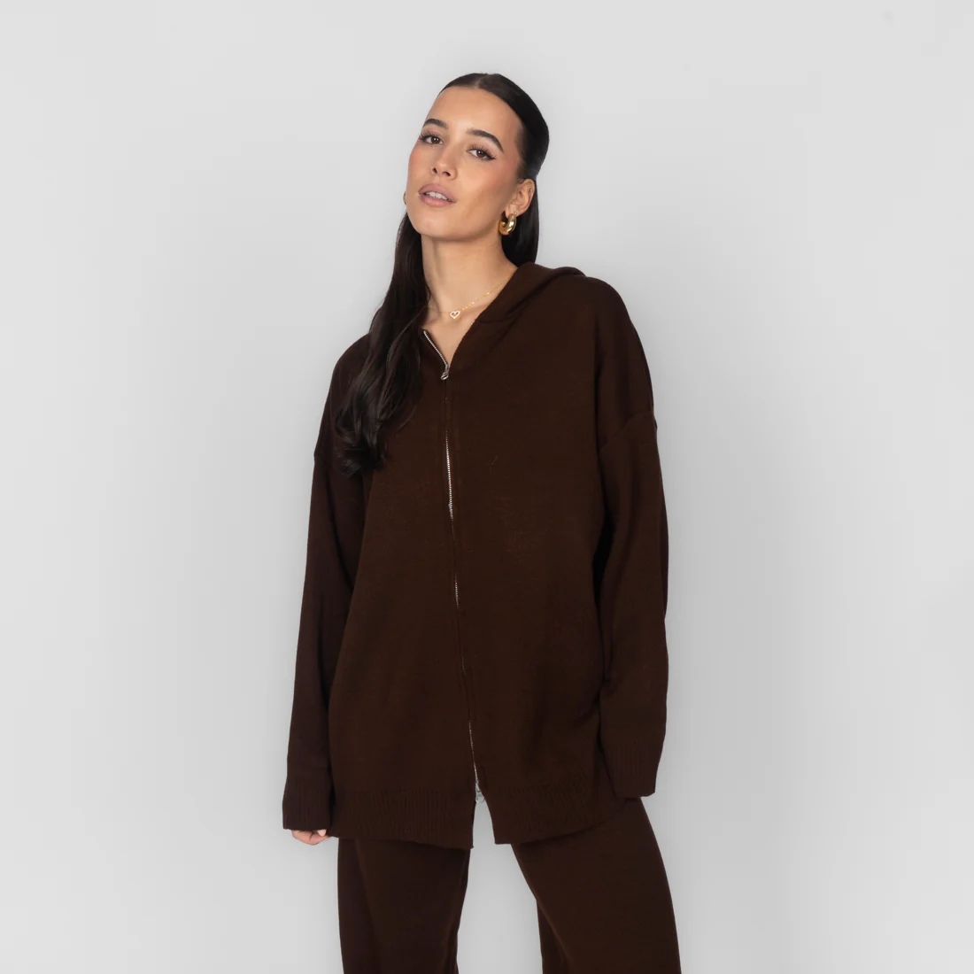 Cozy Strickjacke mit Zip - Image 9