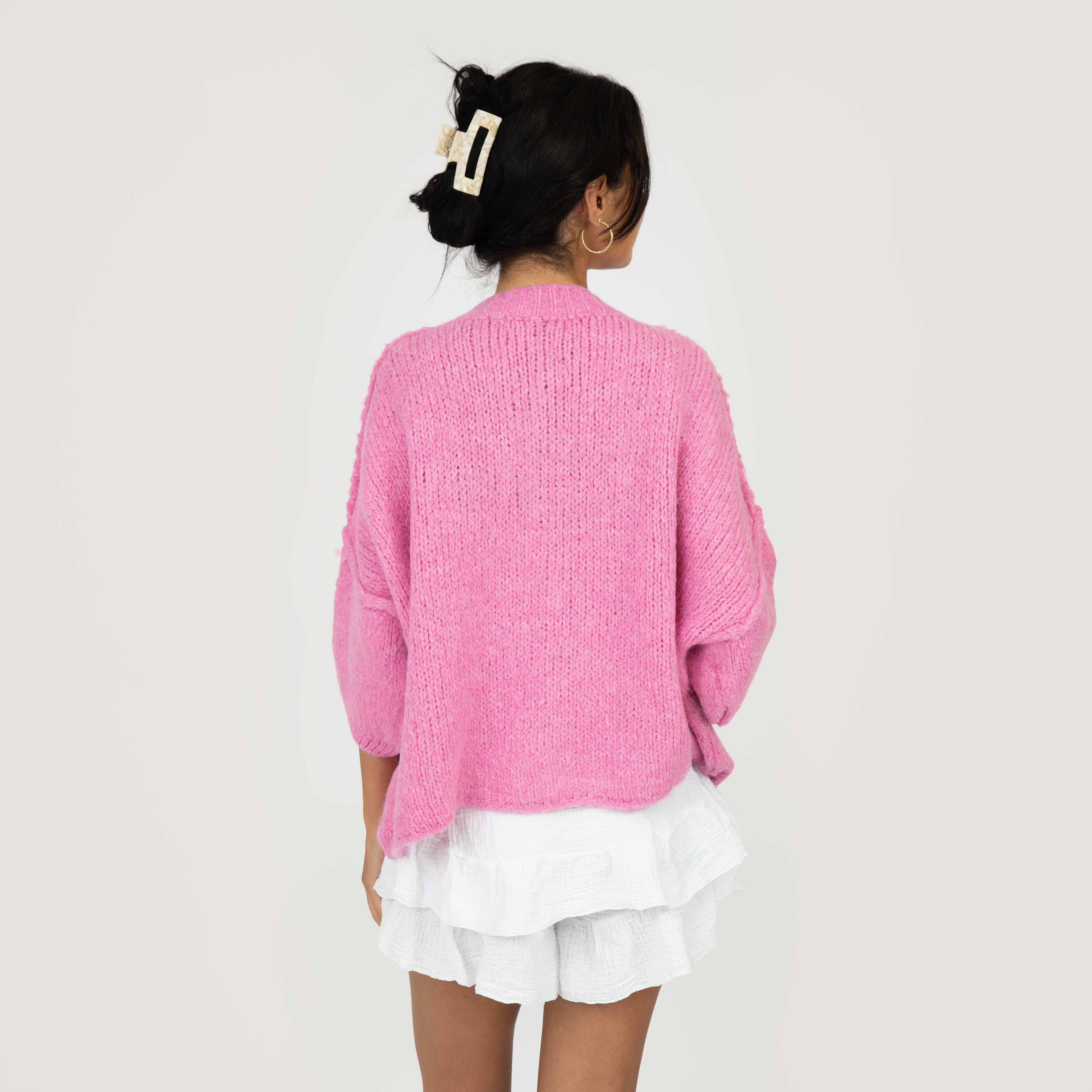 CozyGlam Kurzarm Cardigan - Image 11