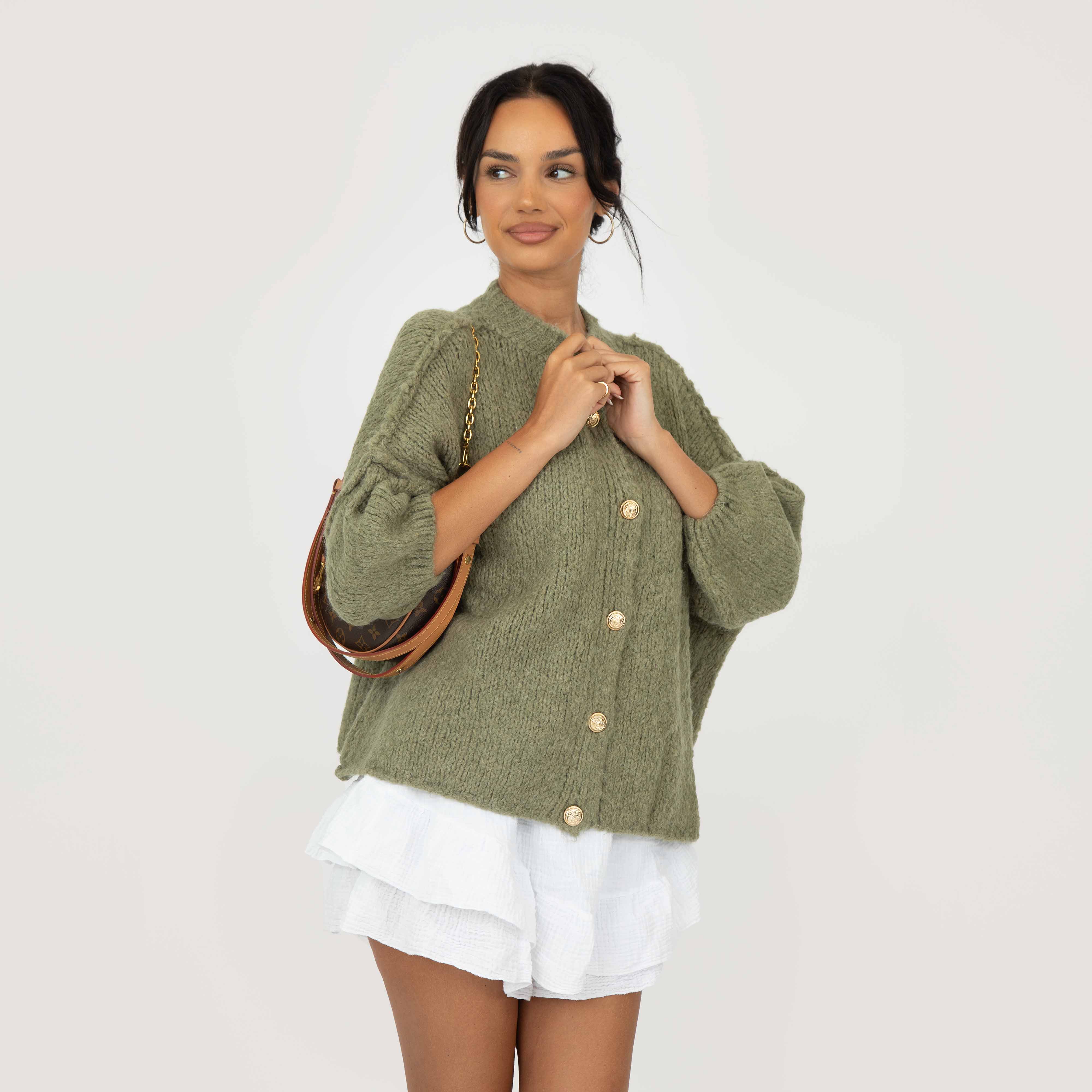 CozyGlam Kurzarm Cardigan - Image 22