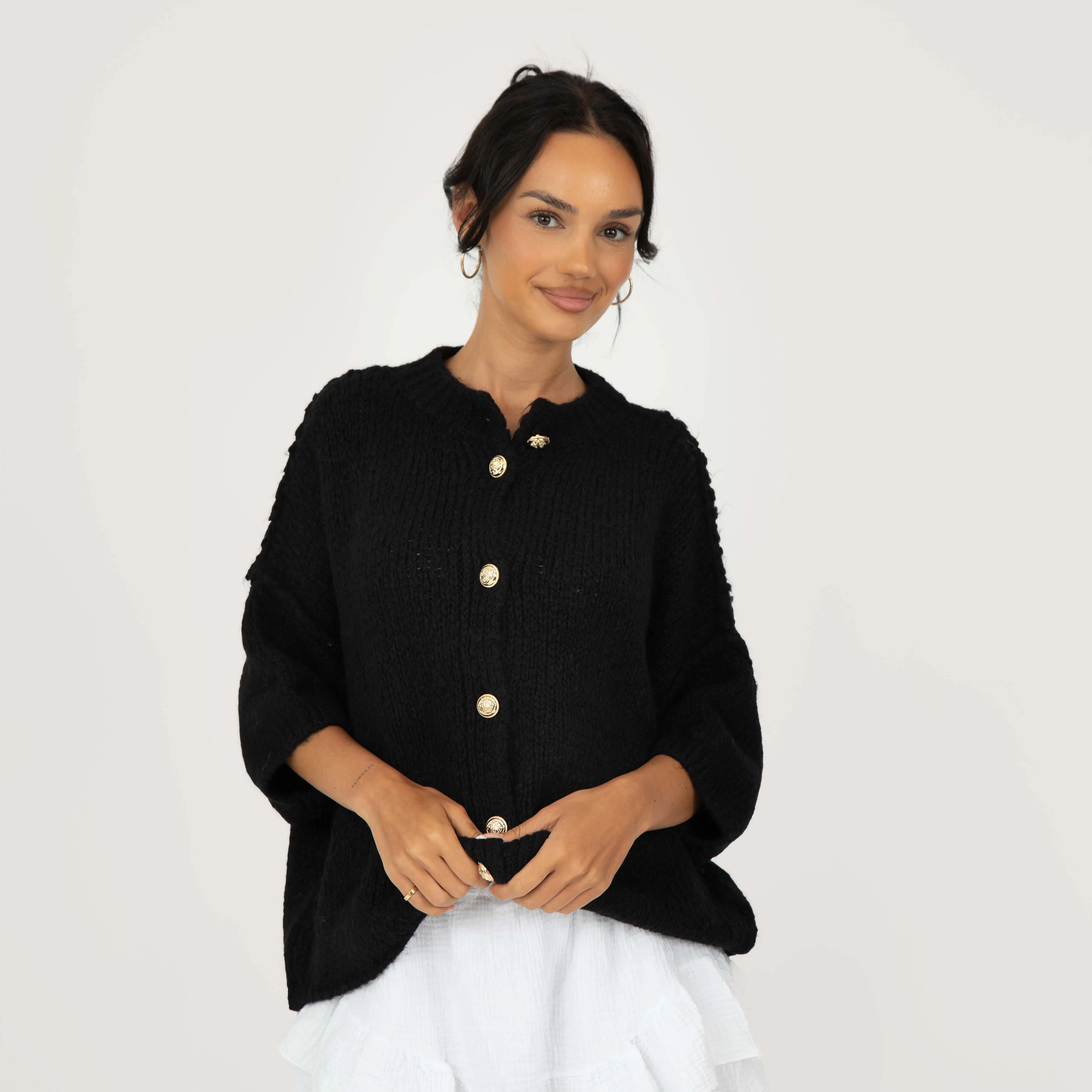 CozyGlam Kurzarm Cardigan - Image 25