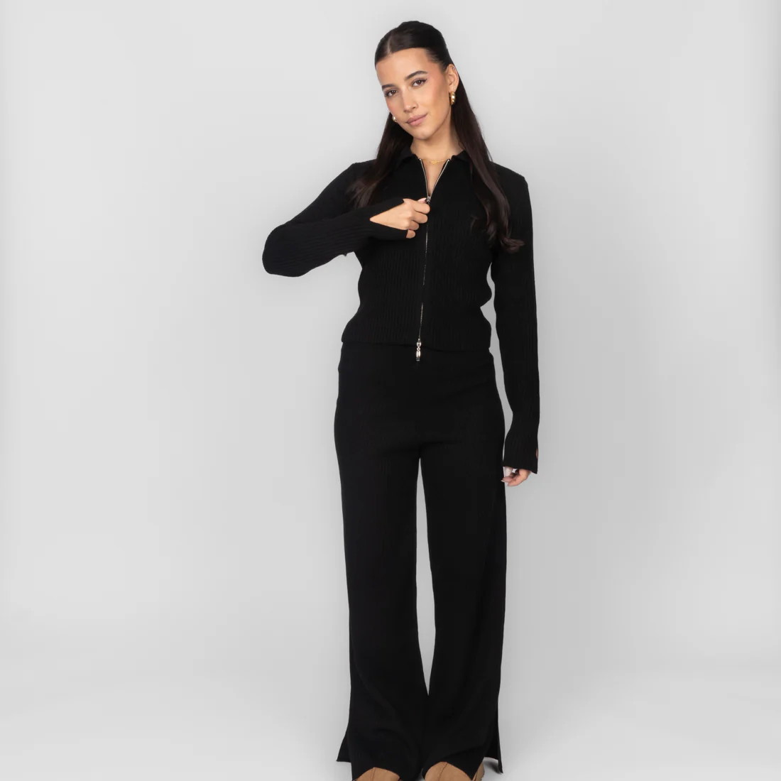 Essential Cropped Lounge Set - Image 22