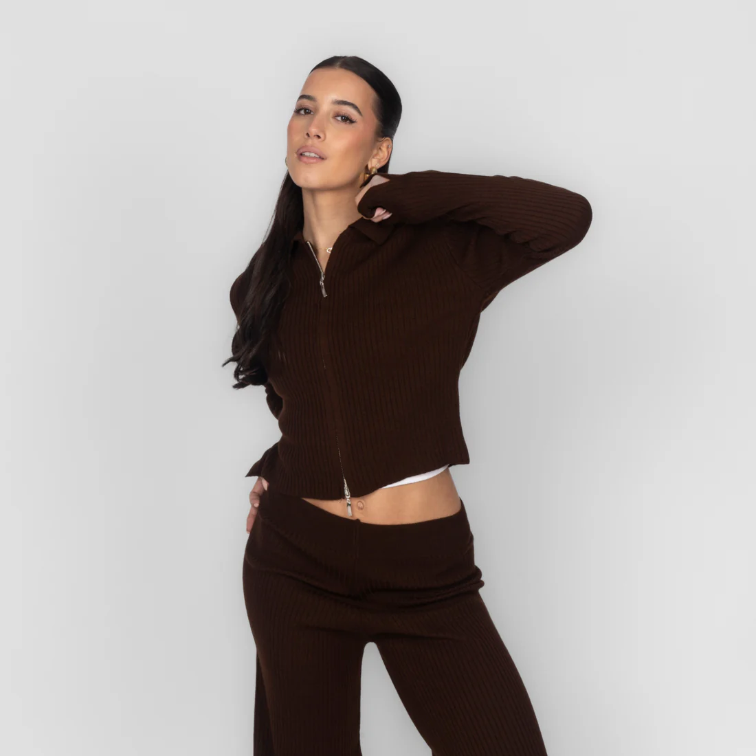 Essential Cropped Lounge Set - Image 3