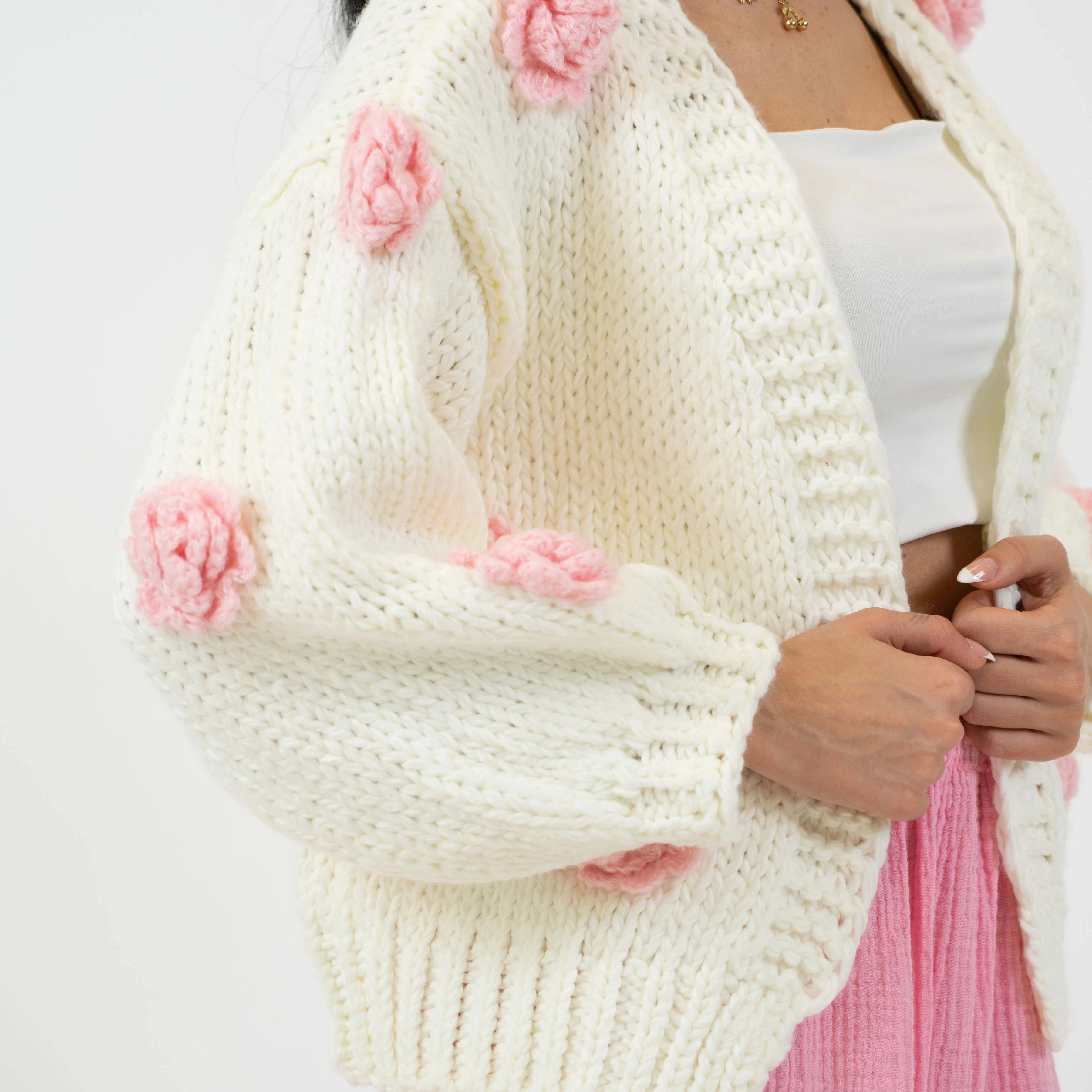 Handmade Rosen Cardigan - Image 6