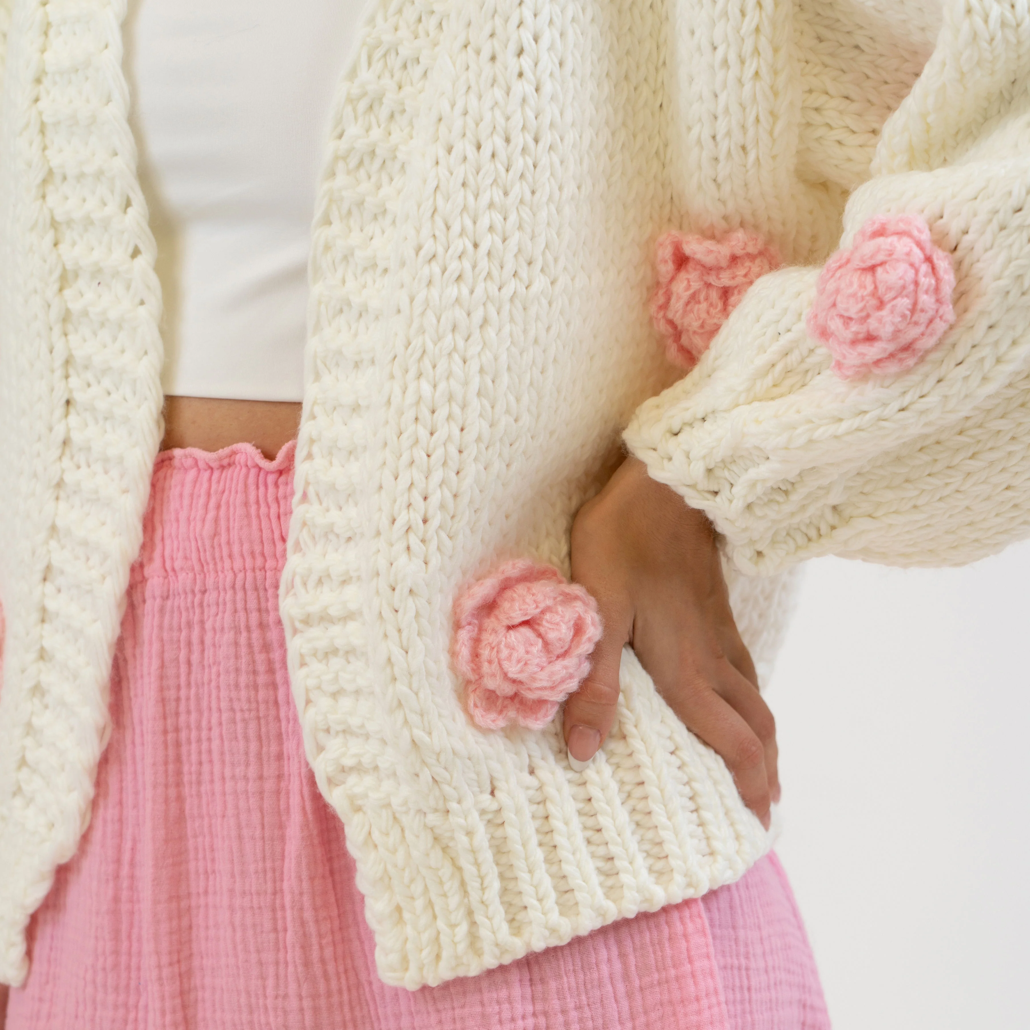 Handmade Rosen Cardigan - Image 8