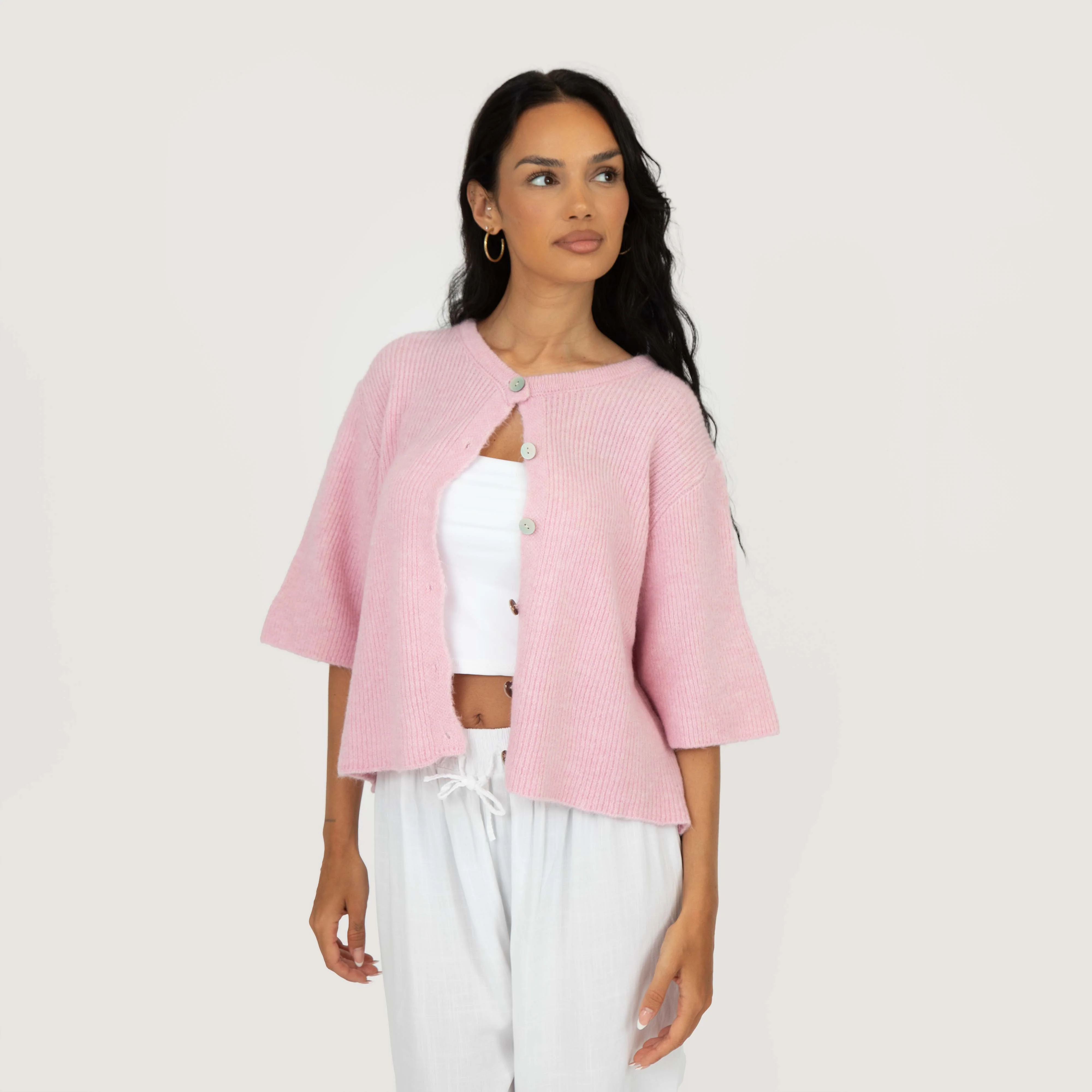 Kurzarm-Strickcardigan - Image 12