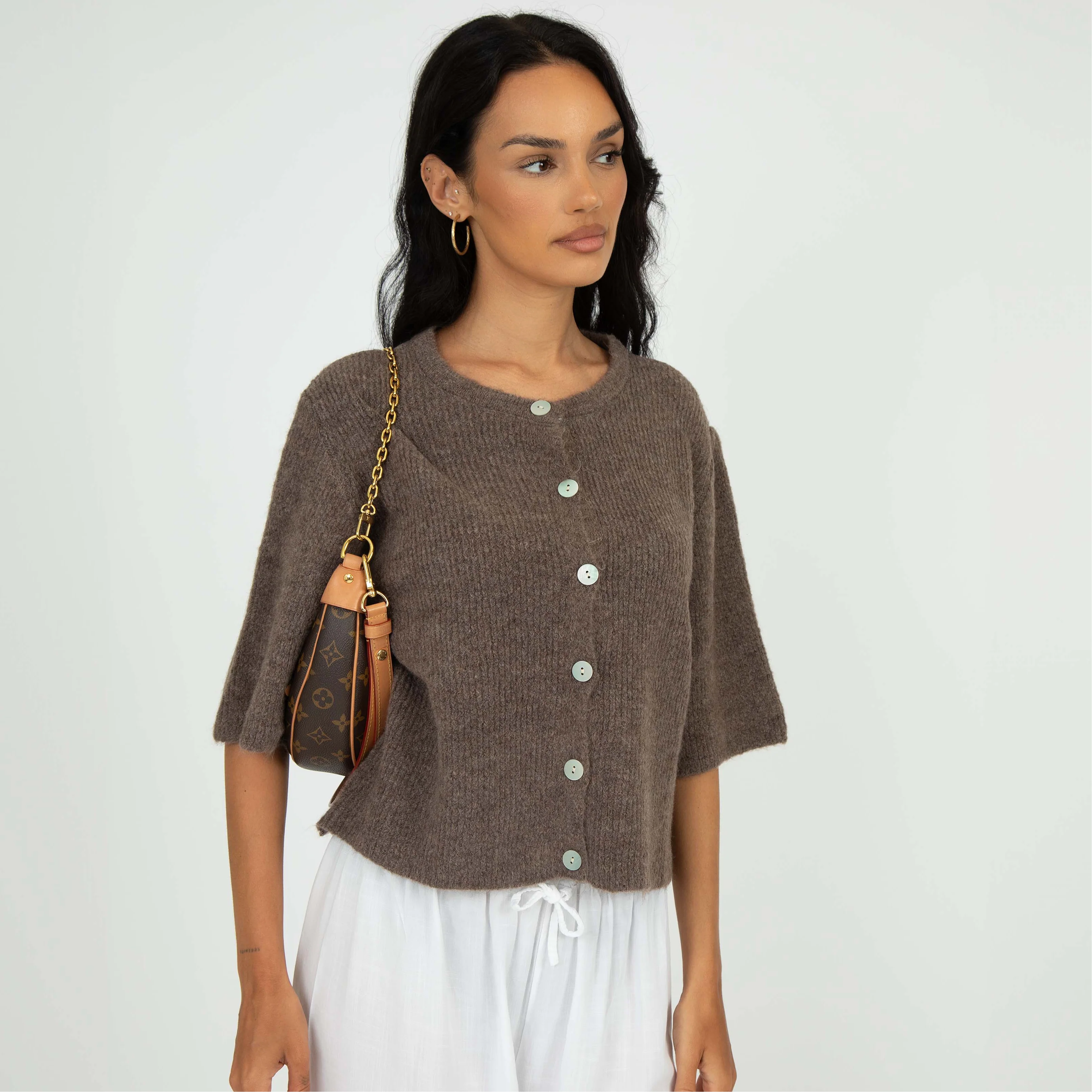 Kurzarm-Strickcardigan - Image 3