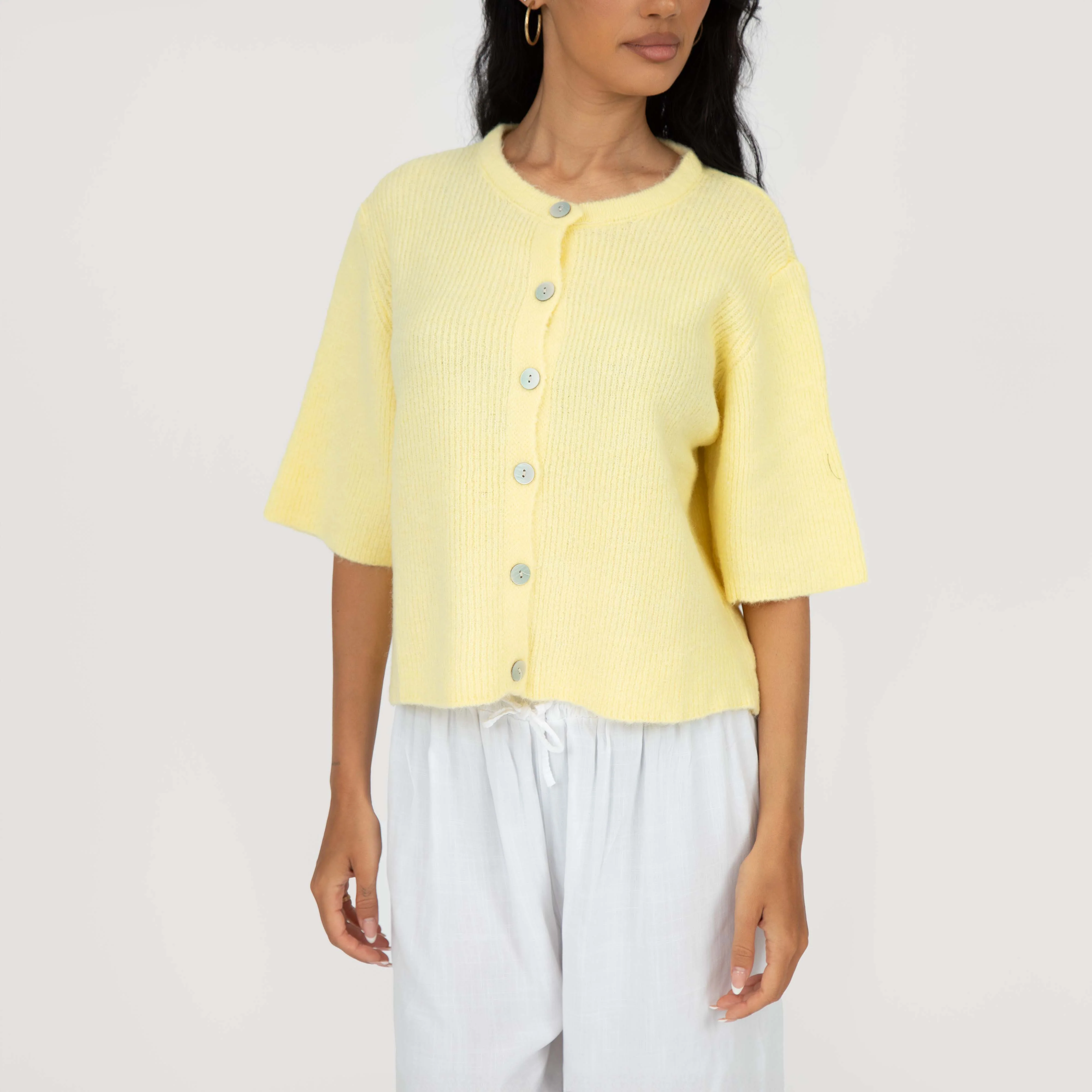 Kurzarm-Strickcardigan - Image 30